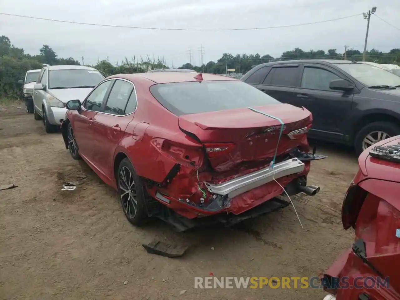 3 Photograph of a damaged car 4T1B11HKXKU181911 TOYOTA CAMRY 2019