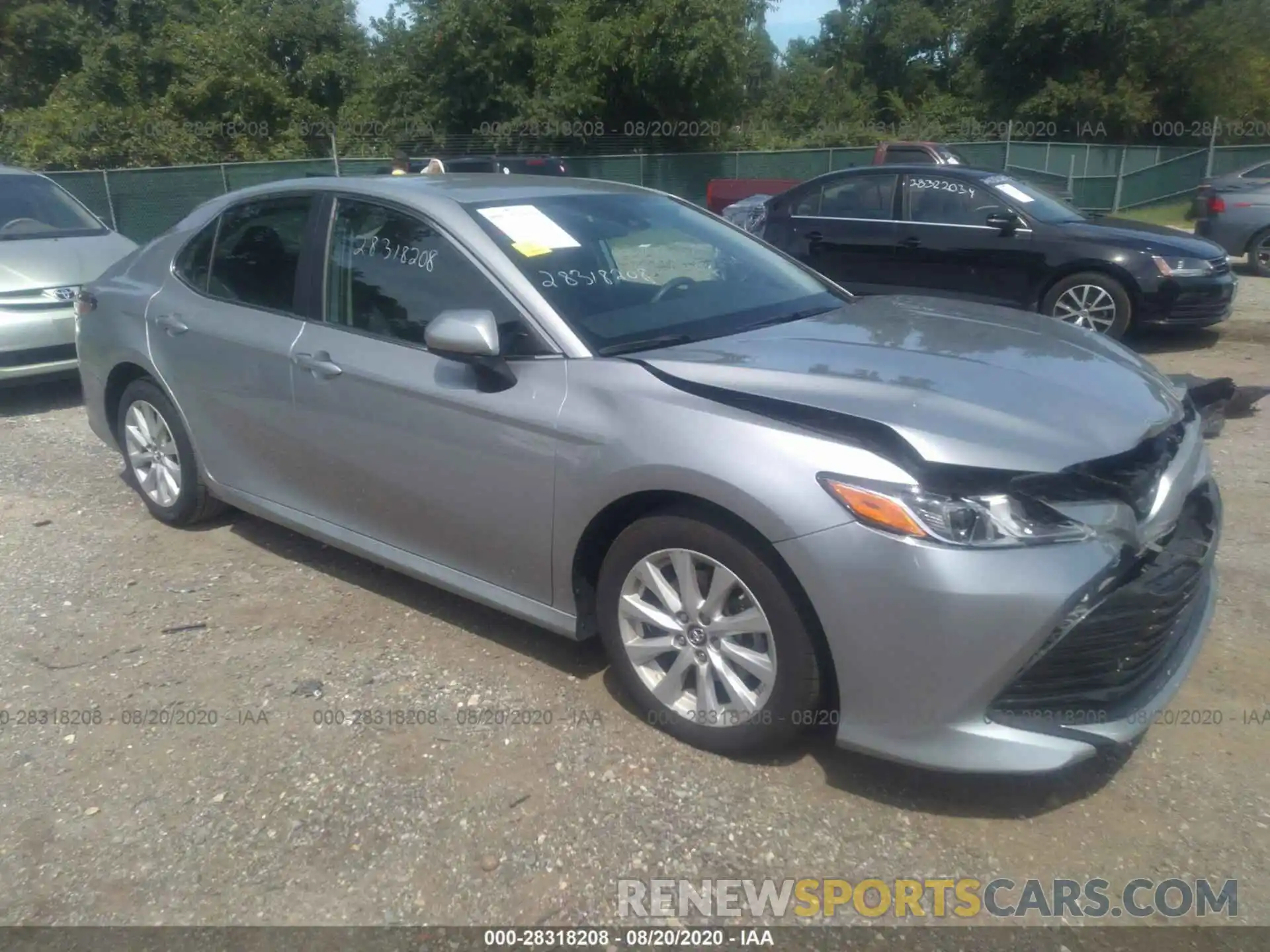 1 Photograph of a damaged car 4T1B11HKXKU182427 TOYOTA CAMRY 2019