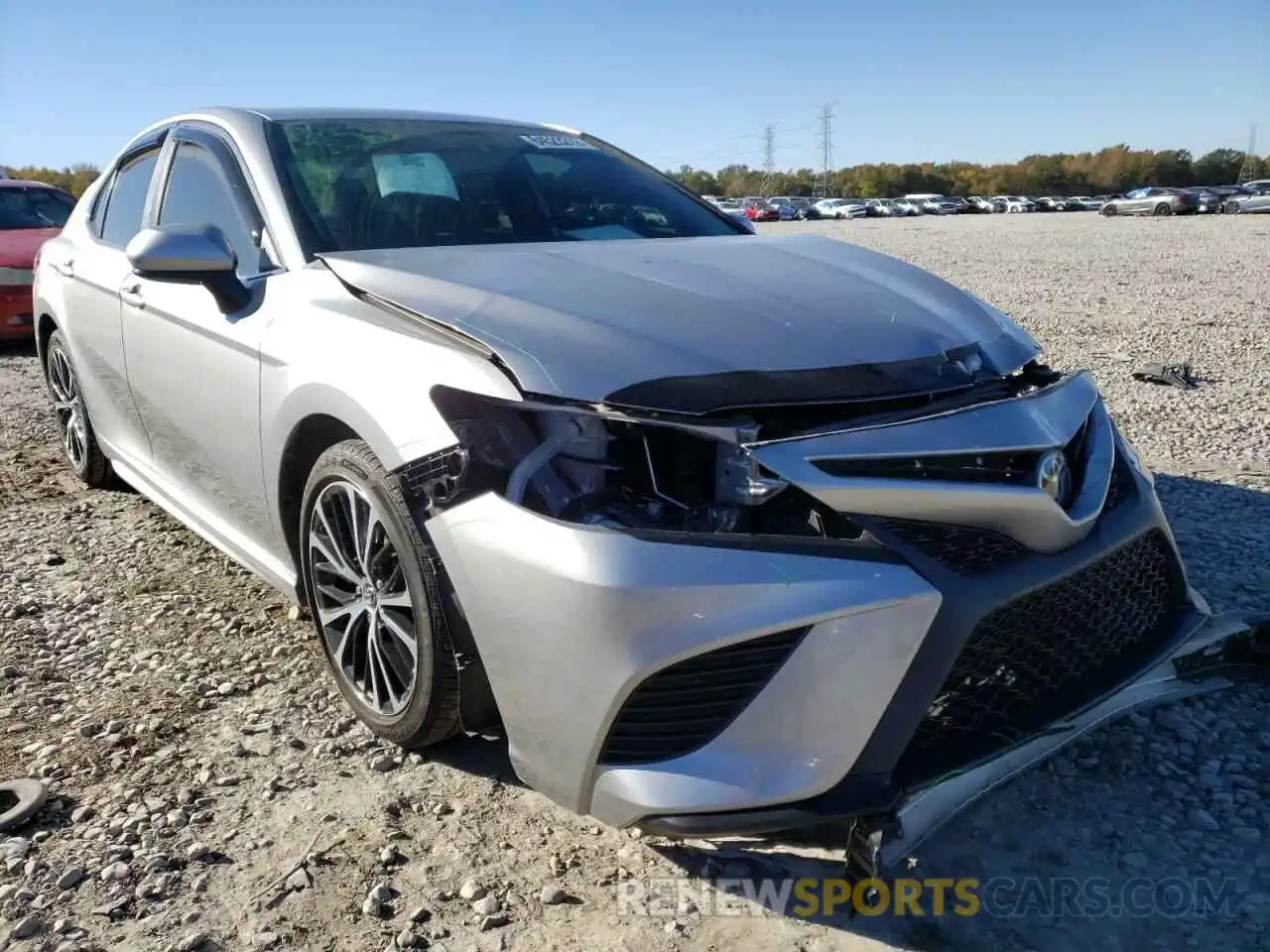 1 Photograph of a damaged car 4T1B11HKXKU186963 TOYOTA CAMRY 2019