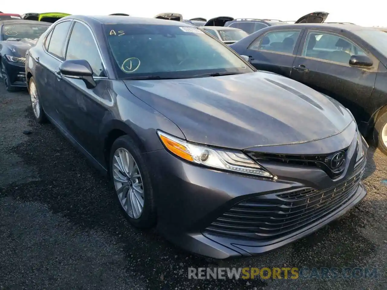 1 Photograph of a damaged car 4T1B11HKXKU193699 TOYOTA CAMRY 2019