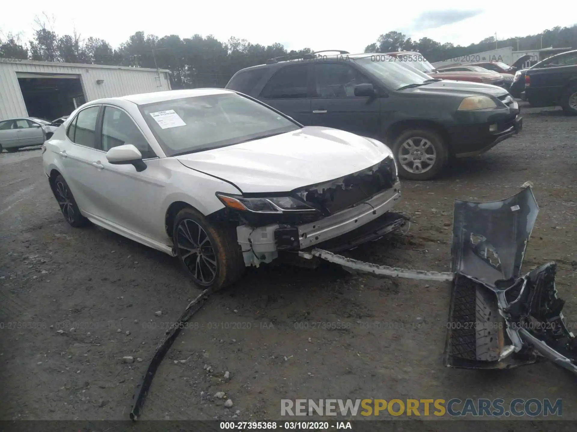 1 Photograph of a damaged car 4T1B11HKXKU216270 TOYOTA CAMRY 2019