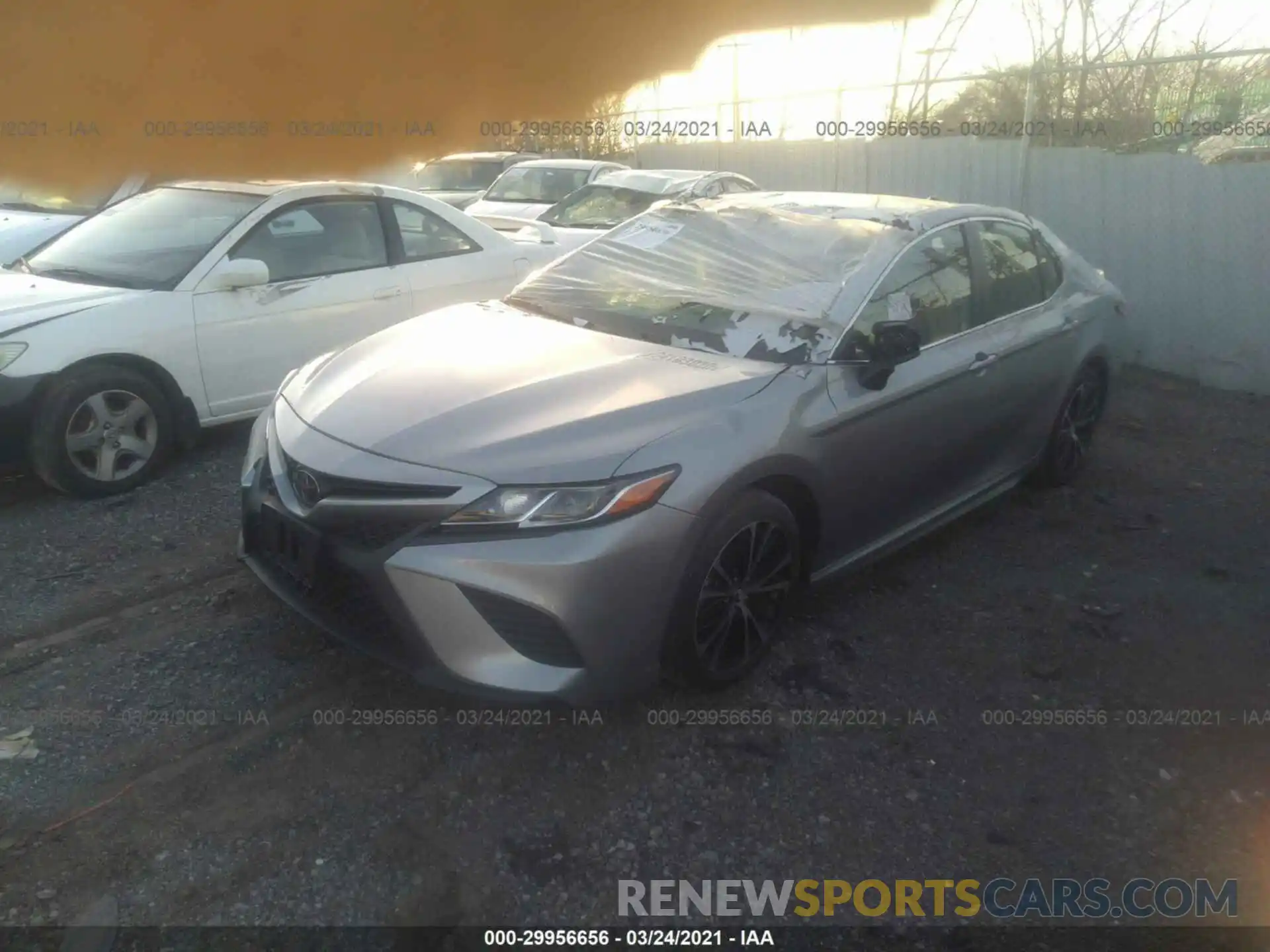 2 Photograph of a damaged car 4T1B11HKXKU216382 TOYOTA CAMRY 2019