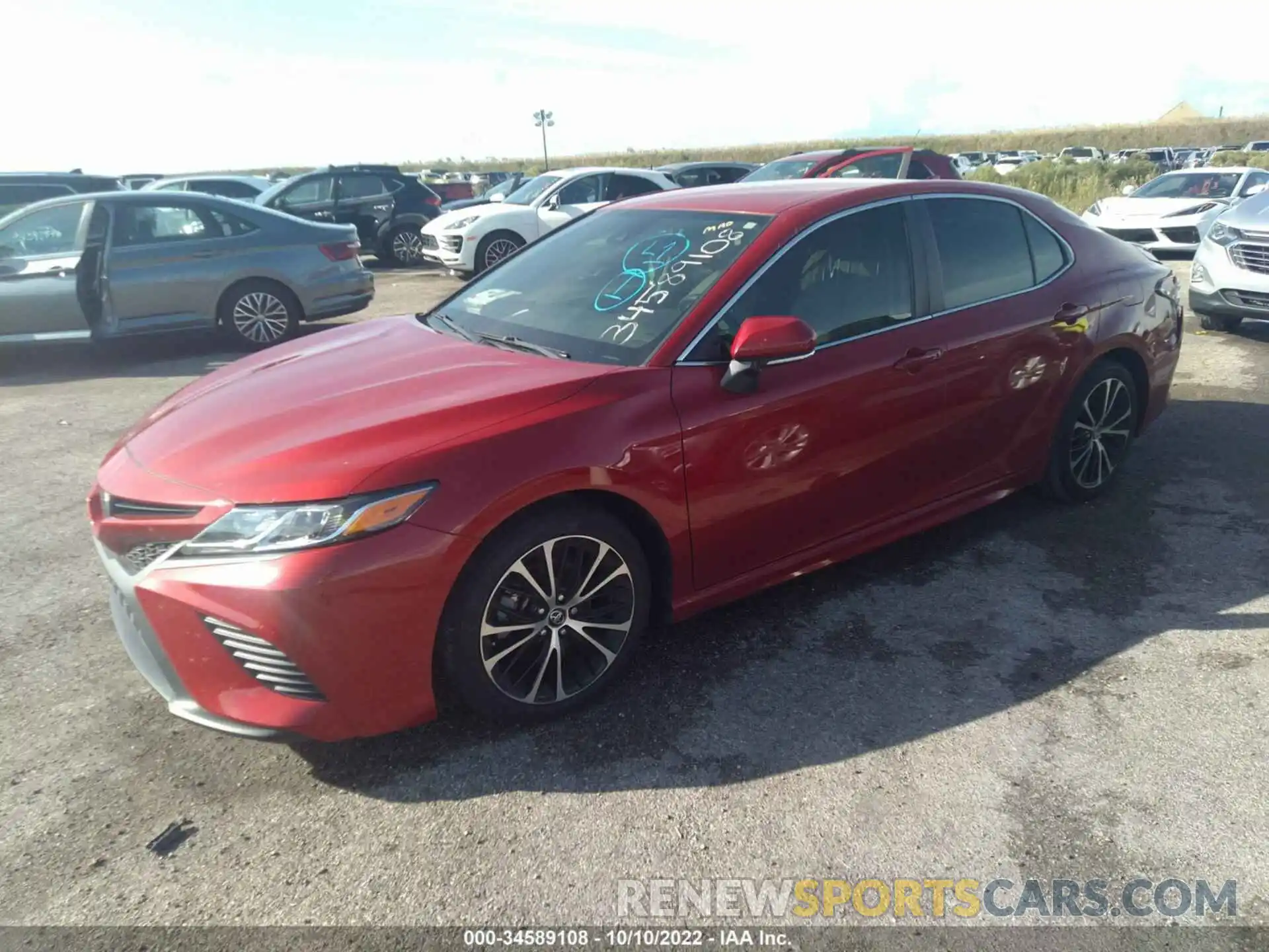 2 Photograph of a damaged car 4T1B11HKXKU217144 TOYOTA CAMRY 2019