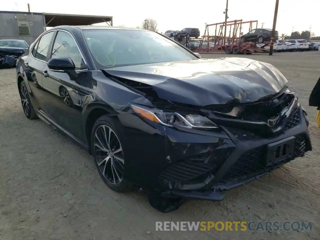 1 Photograph of a damaged car 4T1B11HKXKU218178 TOYOTA CAMRY 2019