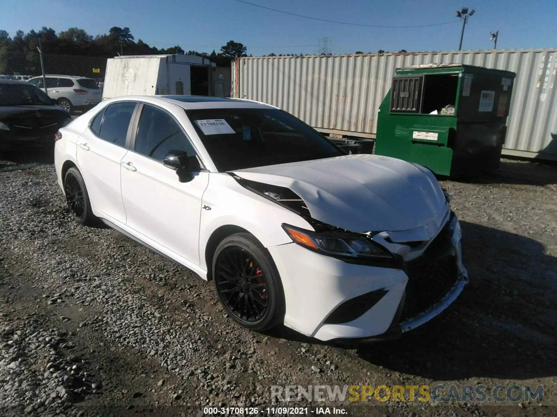 1 Photograph of a damaged car 4T1B11HKXKU221517 TOYOTA CAMRY 2019