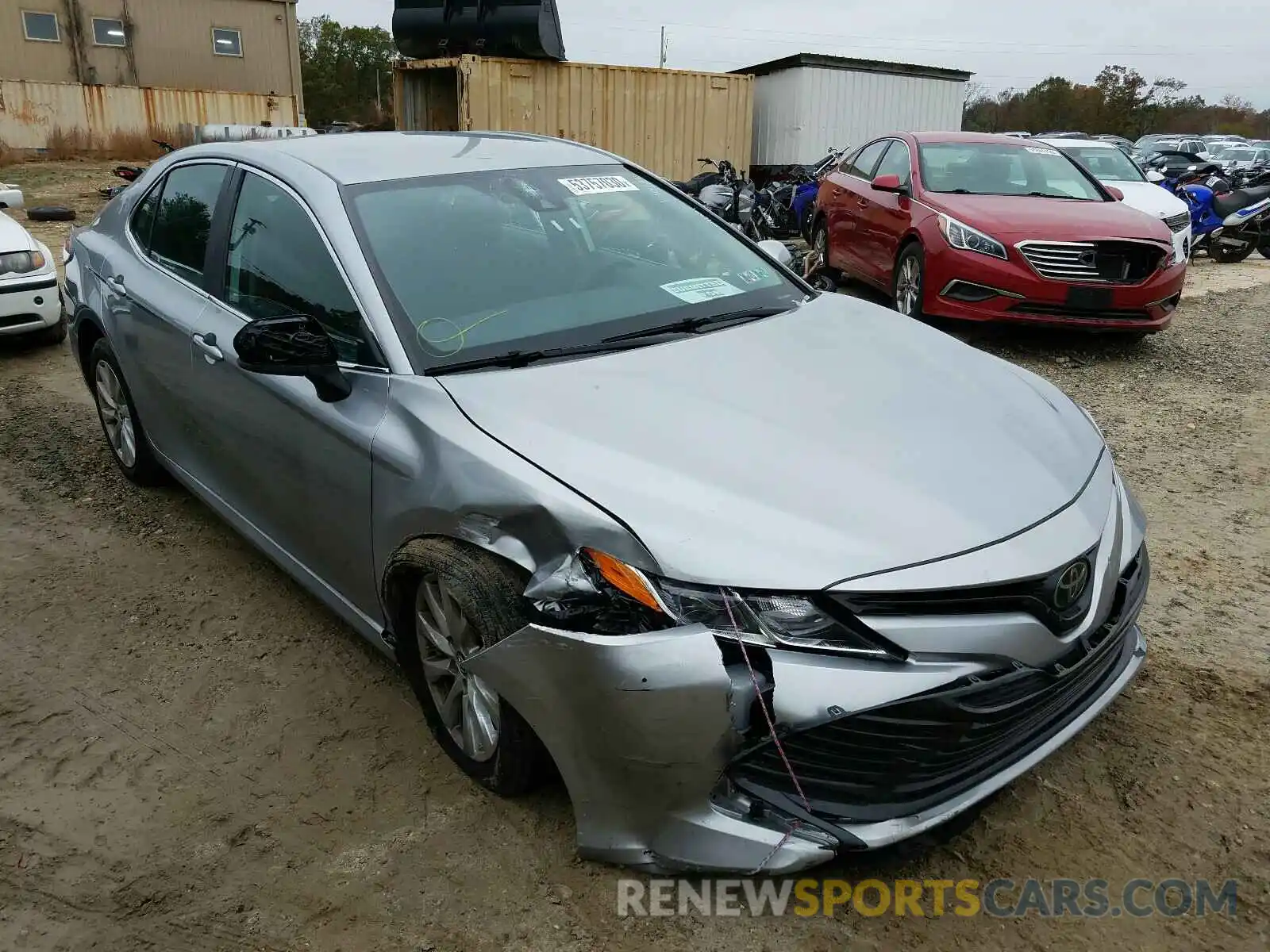 1 Photograph of a damaged car 4T1B11HKXKU230380 TOYOTA CAMRY 2019