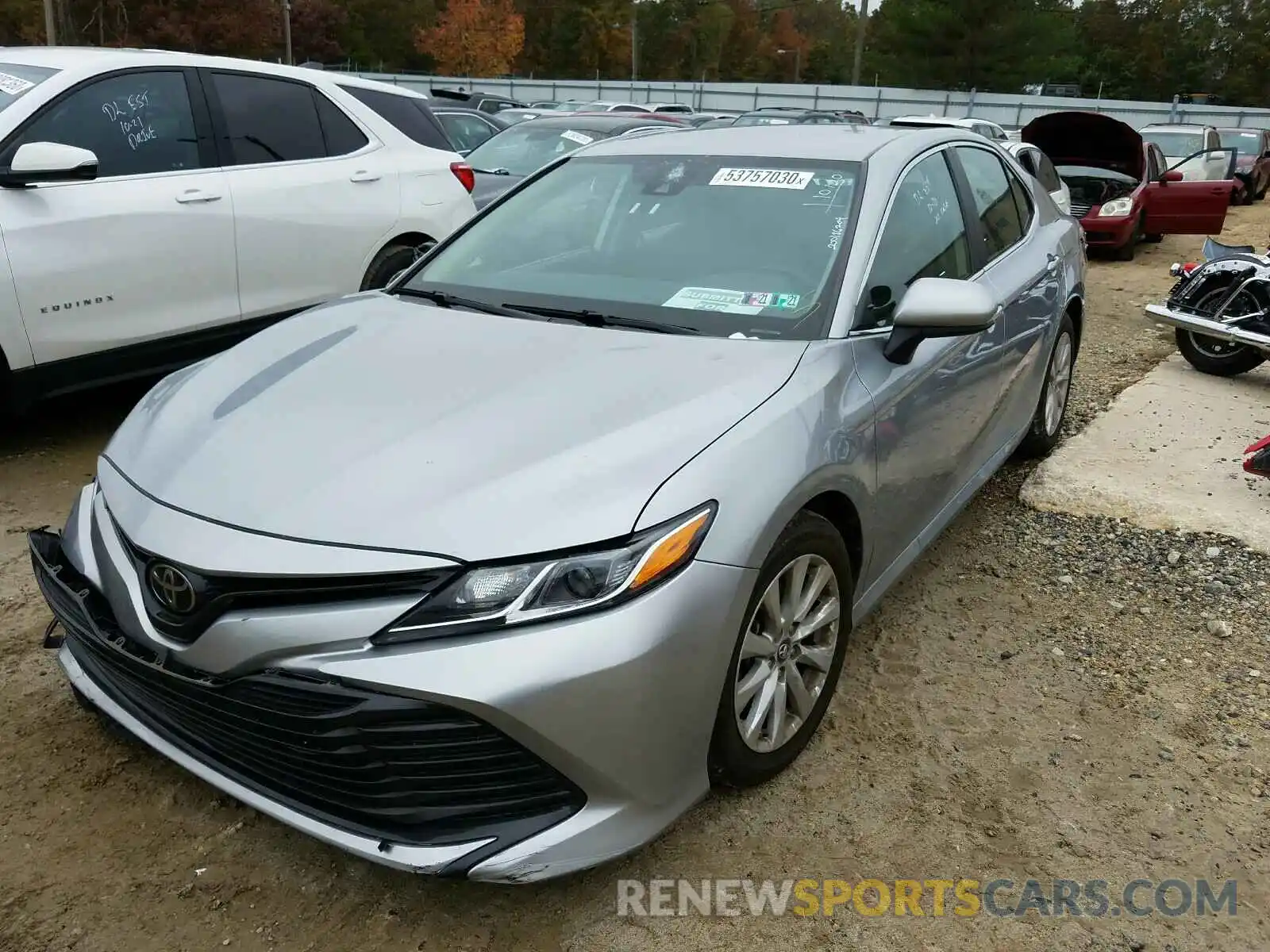 2 Photograph of a damaged car 4T1B11HKXKU230380 TOYOTA CAMRY 2019