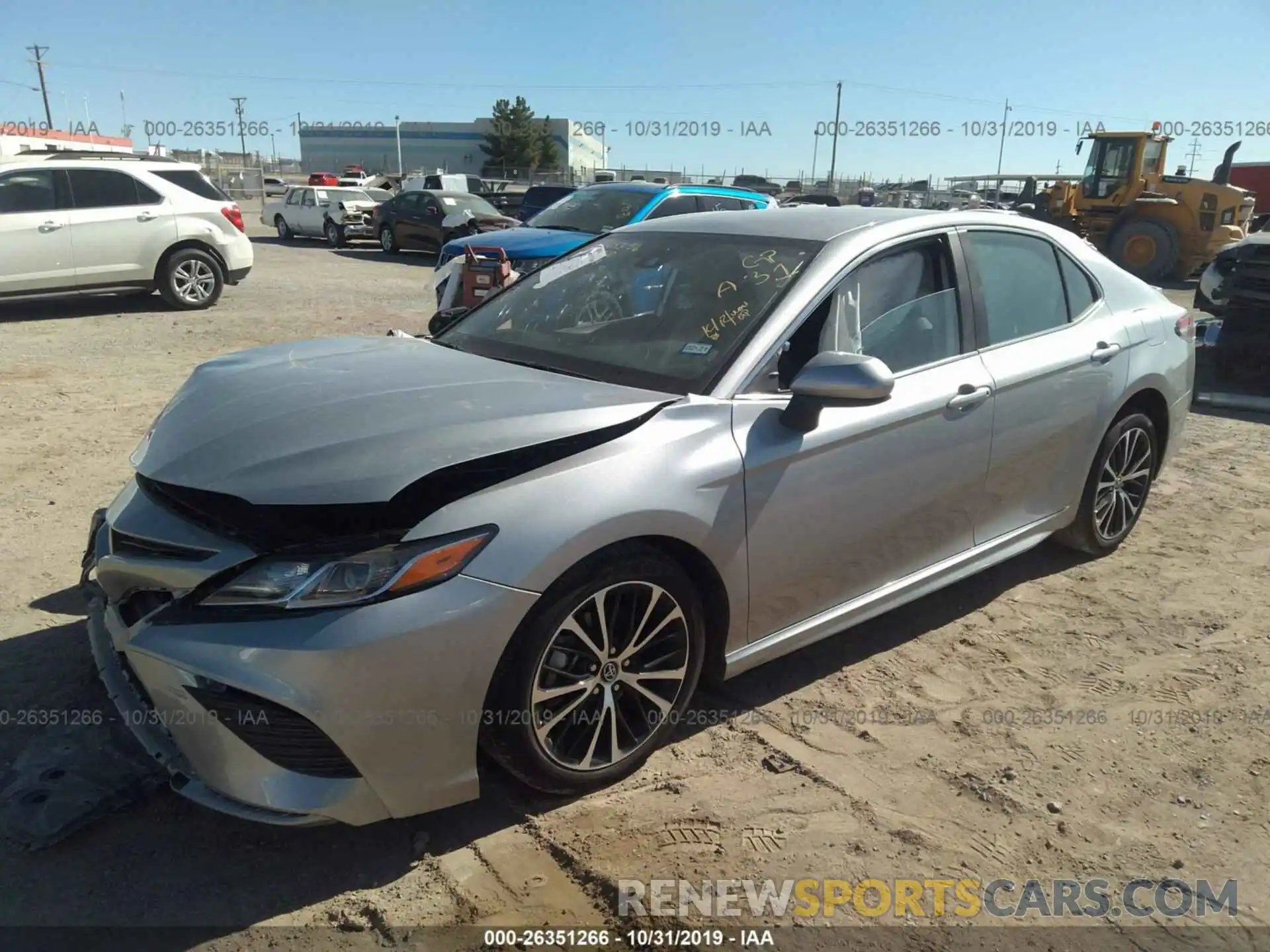 2 Photograph of a damaged car 4T1B11HKXKU231495 TOYOTA CAMRY 2019