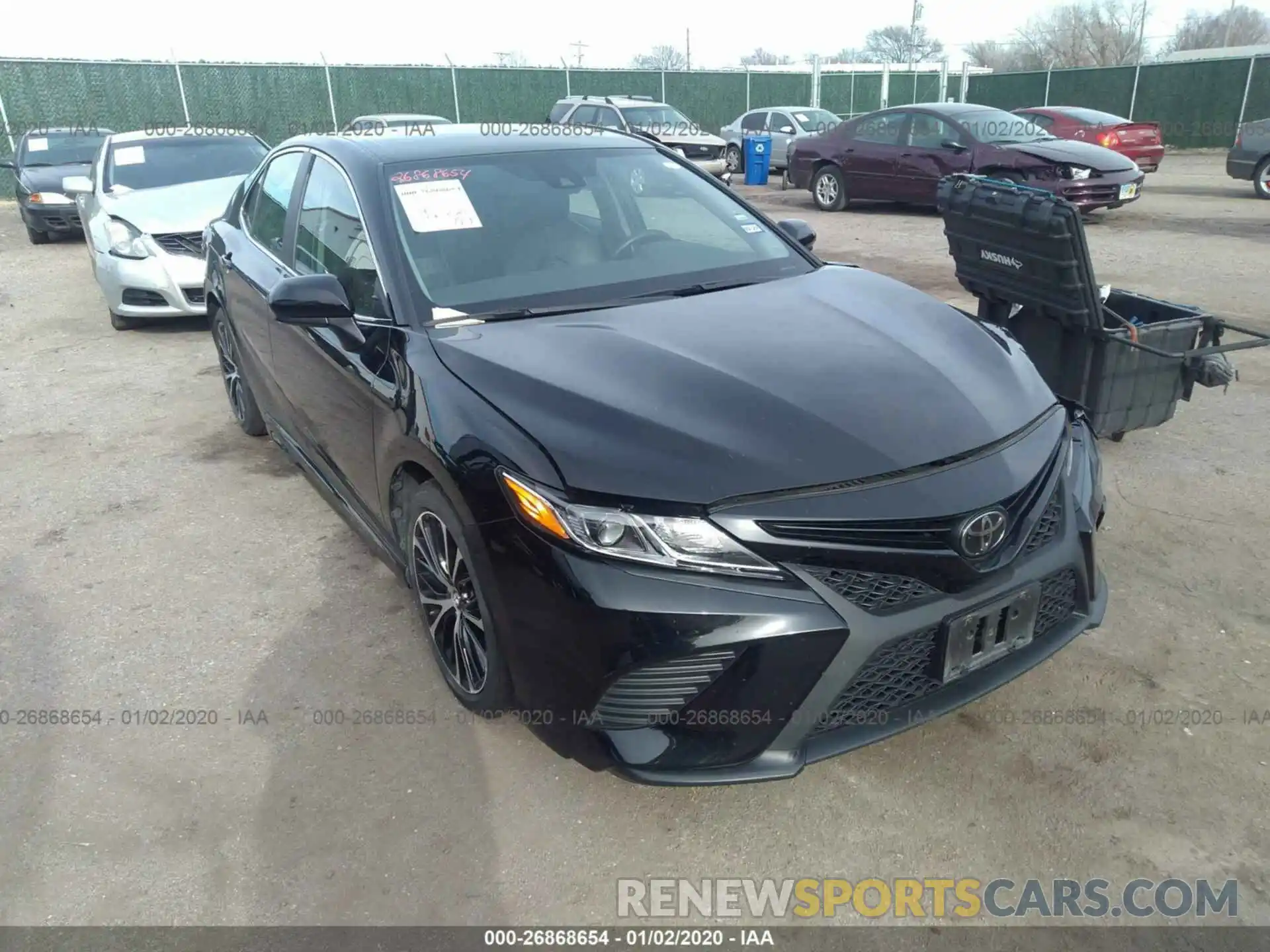 1 Photograph of a damaged car 4T1B11HKXKU232291 TOYOTA CAMRY 2019