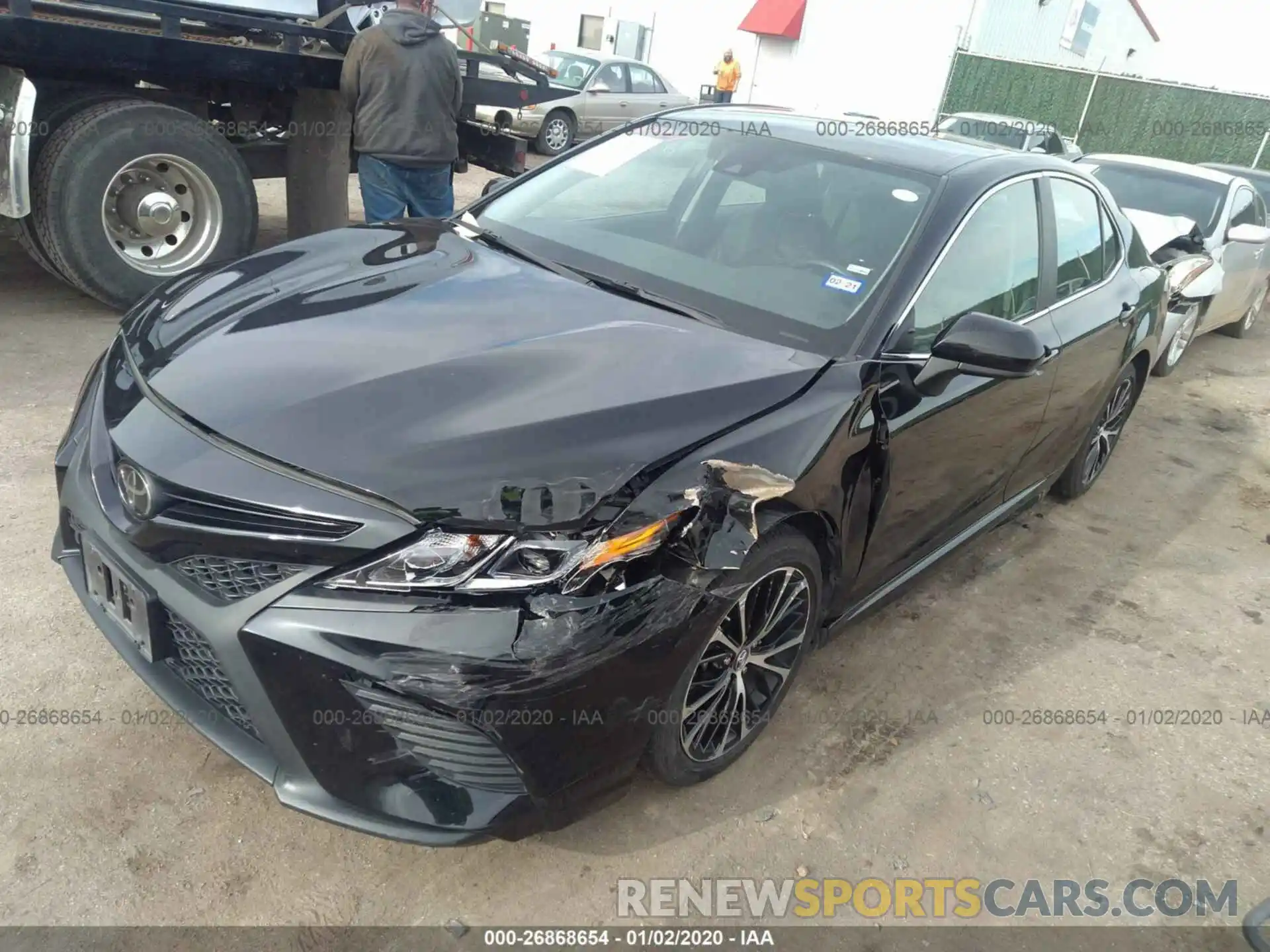 2 Photograph of a damaged car 4T1B11HKXKU232291 TOYOTA CAMRY 2019