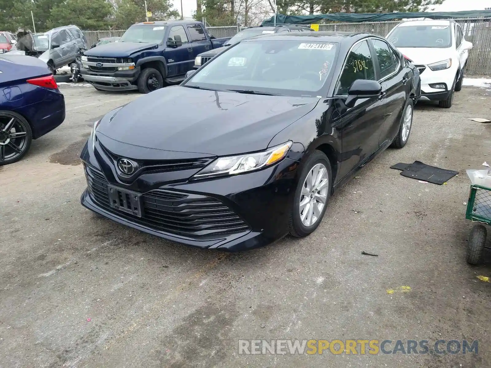 2 Photograph of a damaged car 4T1B11HKXKU239127 TOYOTA CAMRY 2019