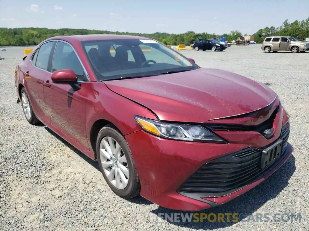 1 Photograph of a damaged car 4T1B11HKXKU239340 TOYOTA CAMRY 2019