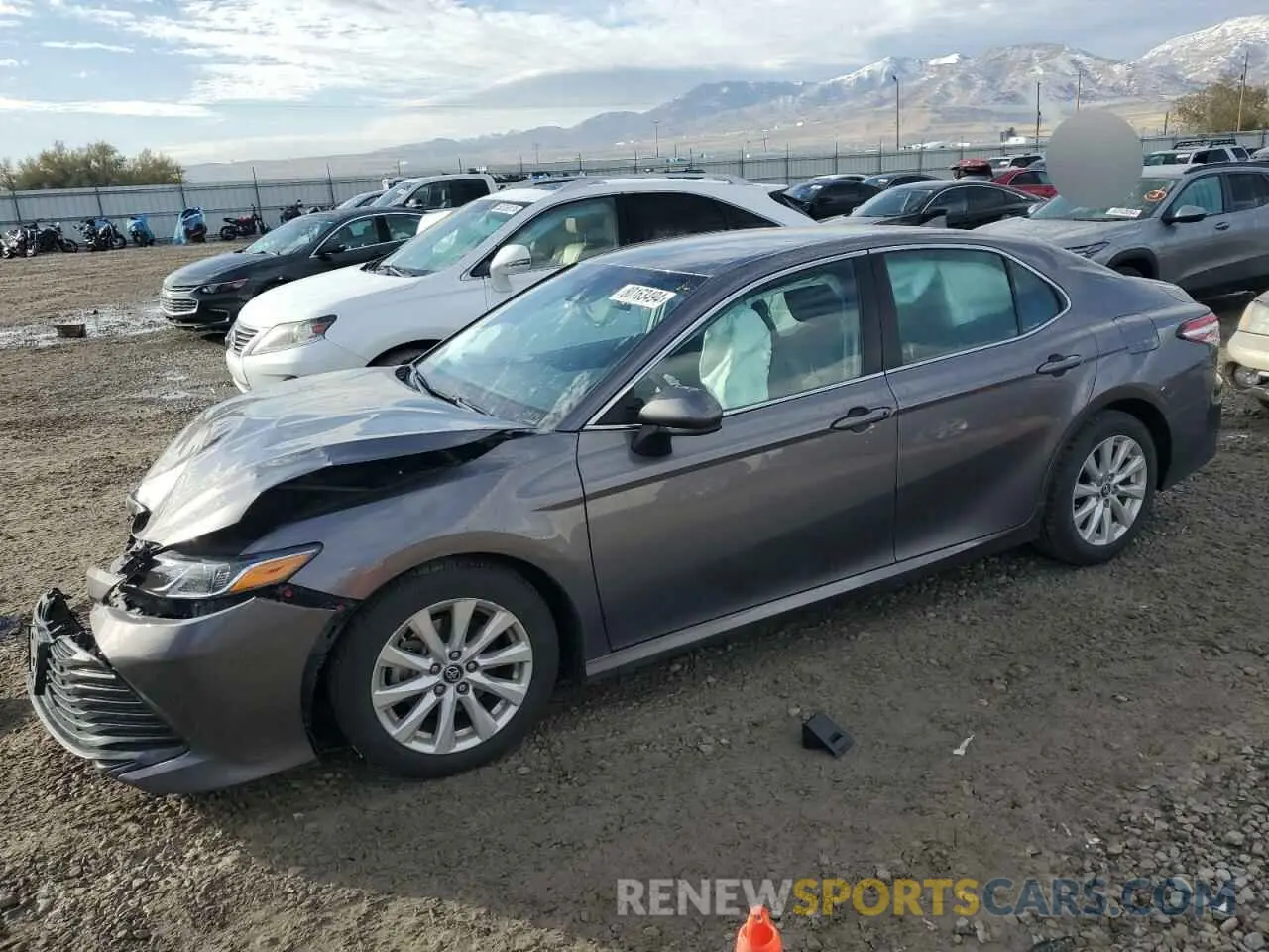 1 Photograph of a damaged car 4T1B11HKXKU239841 TOYOTA CAMRY 2019