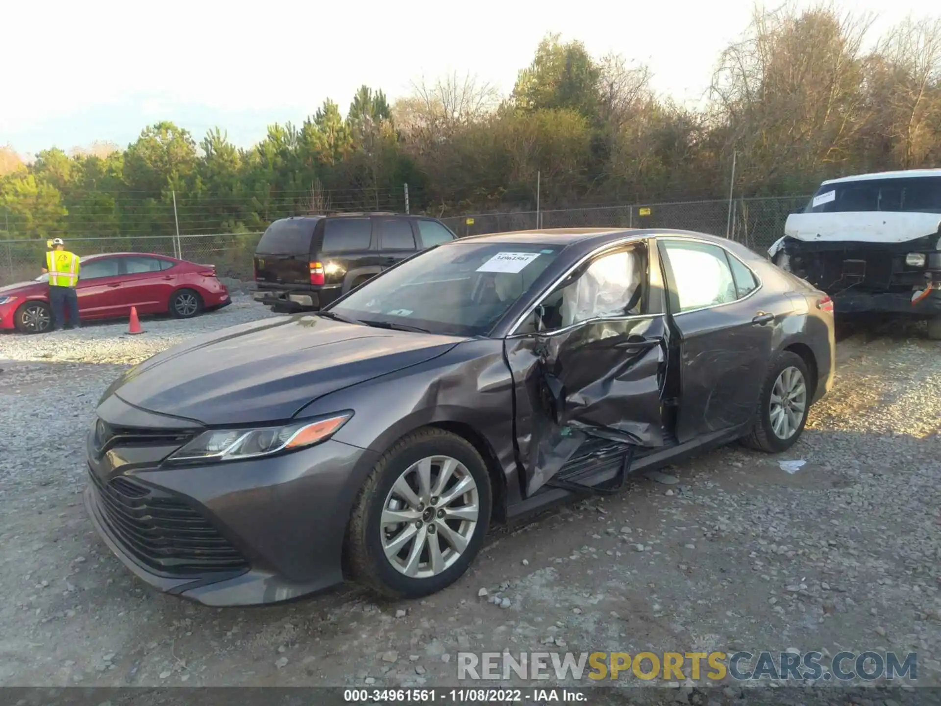 2 Photograph of a damaged car 4T1B11HKXKU240830 TOYOTA CAMRY 2019