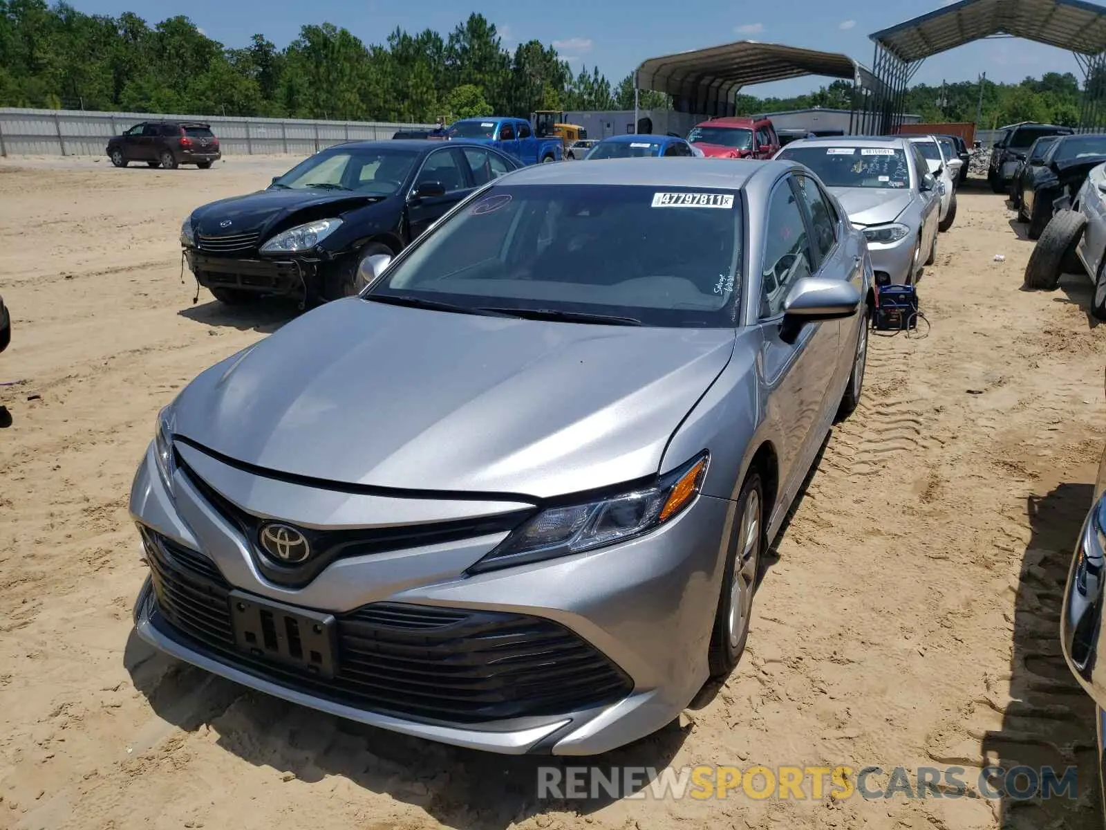 2 Photograph of a damaged car 4T1B11HKXKU240844 TOYOTA CAMRY 2019