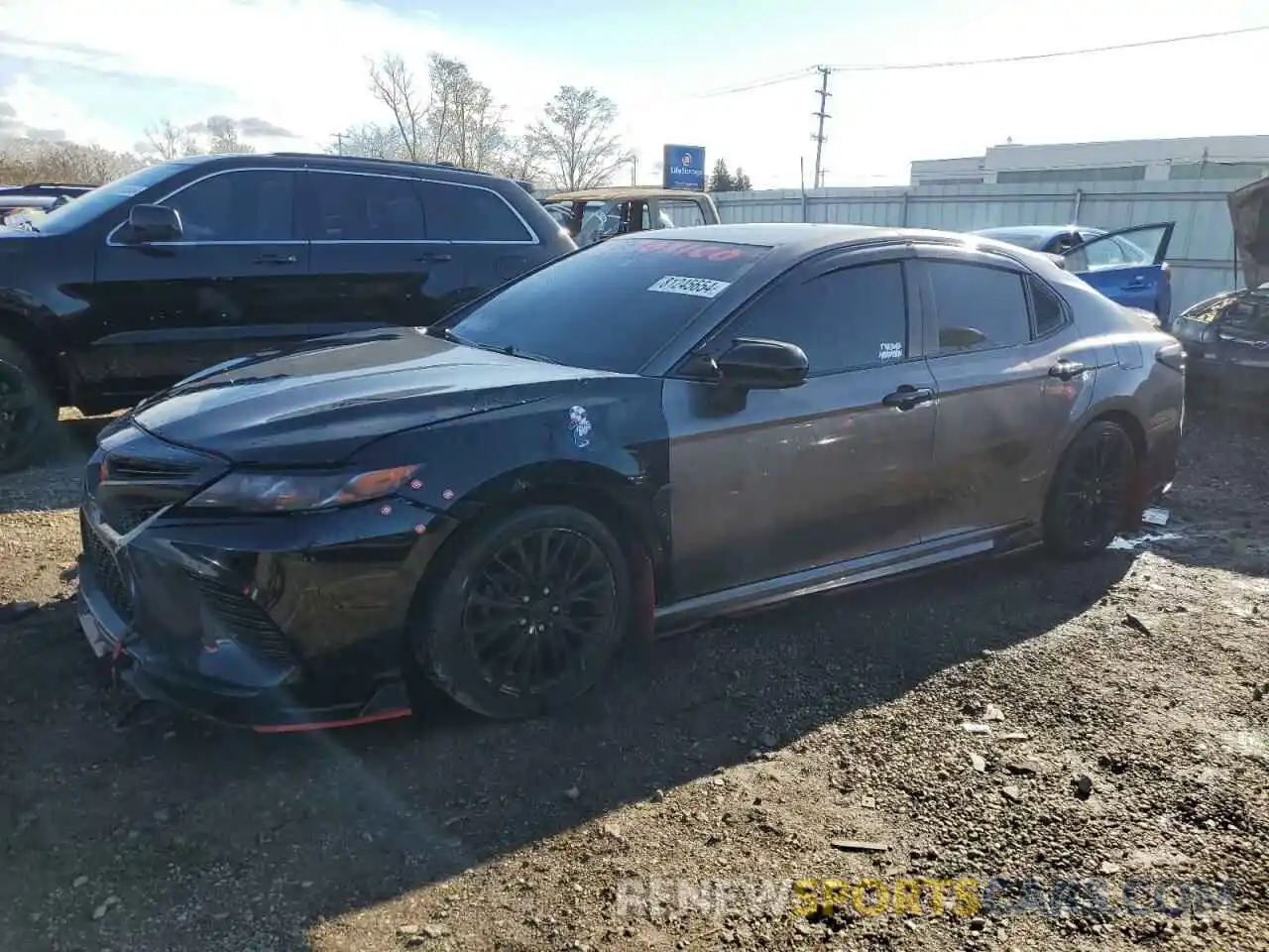 1 Photograph of a damaged car 4T1B11HKXKU244957 TOYOTA CAMRY 2019