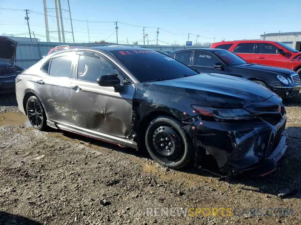 4 Photograph of a damaged car 4T1B11HKXKU244957 TOYOTA CAMRY 2019