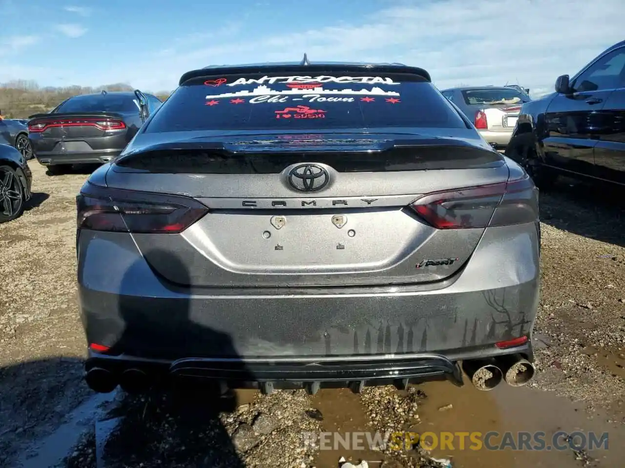 6 Photograph of a damaged car 4T1B11HKXKU244957 TOYOTA CAMRY 2019