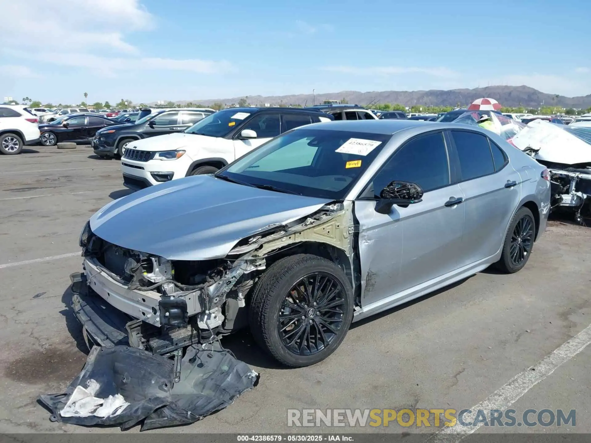 2 Photograph of a damaged car 4T1B11HKXKU251570 TOYOTA CAMRY 2019