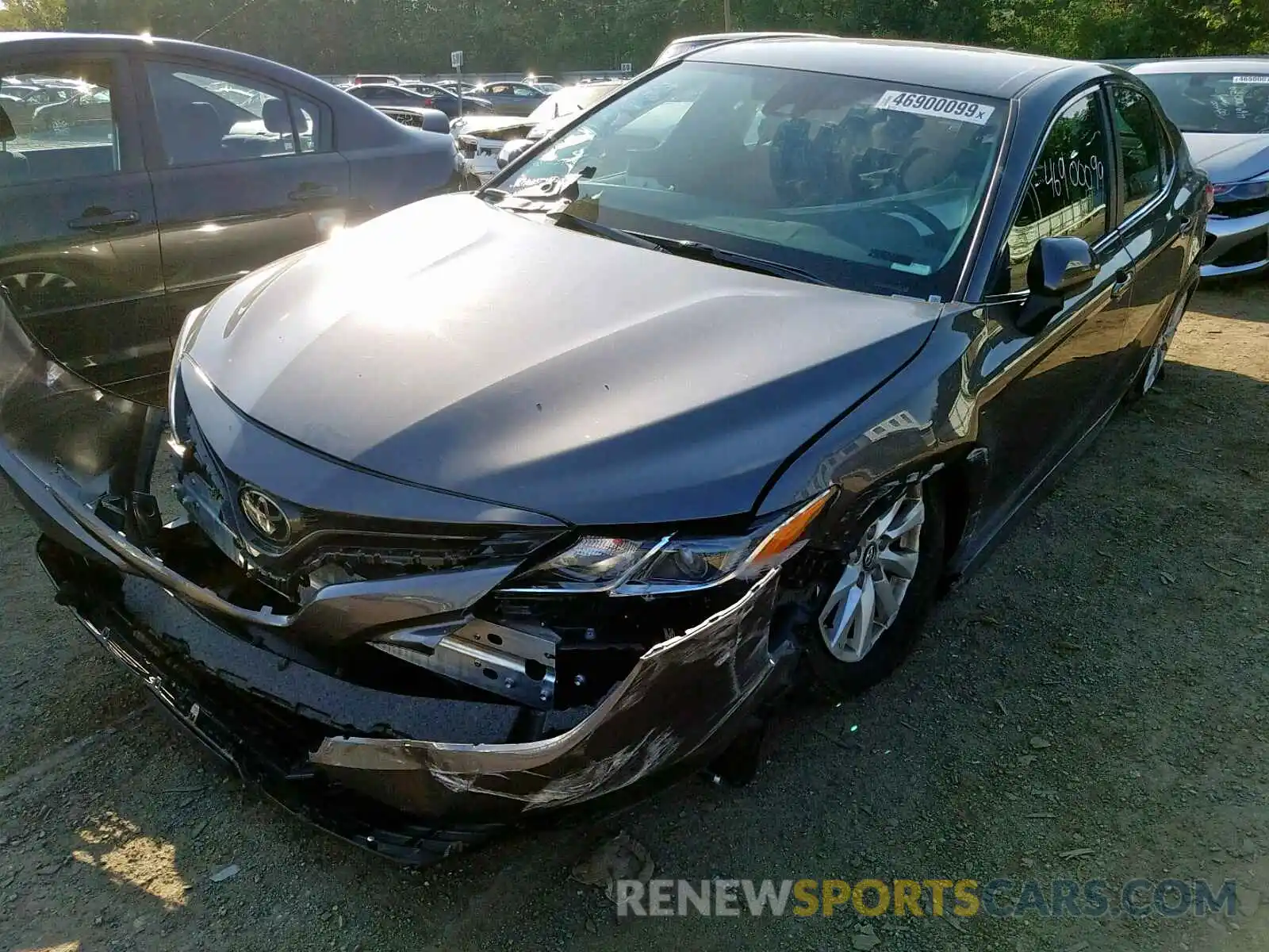 2 Photograph of a damaged car 4T1B11HKXKU253383 TOYOTA CAMRY 2019