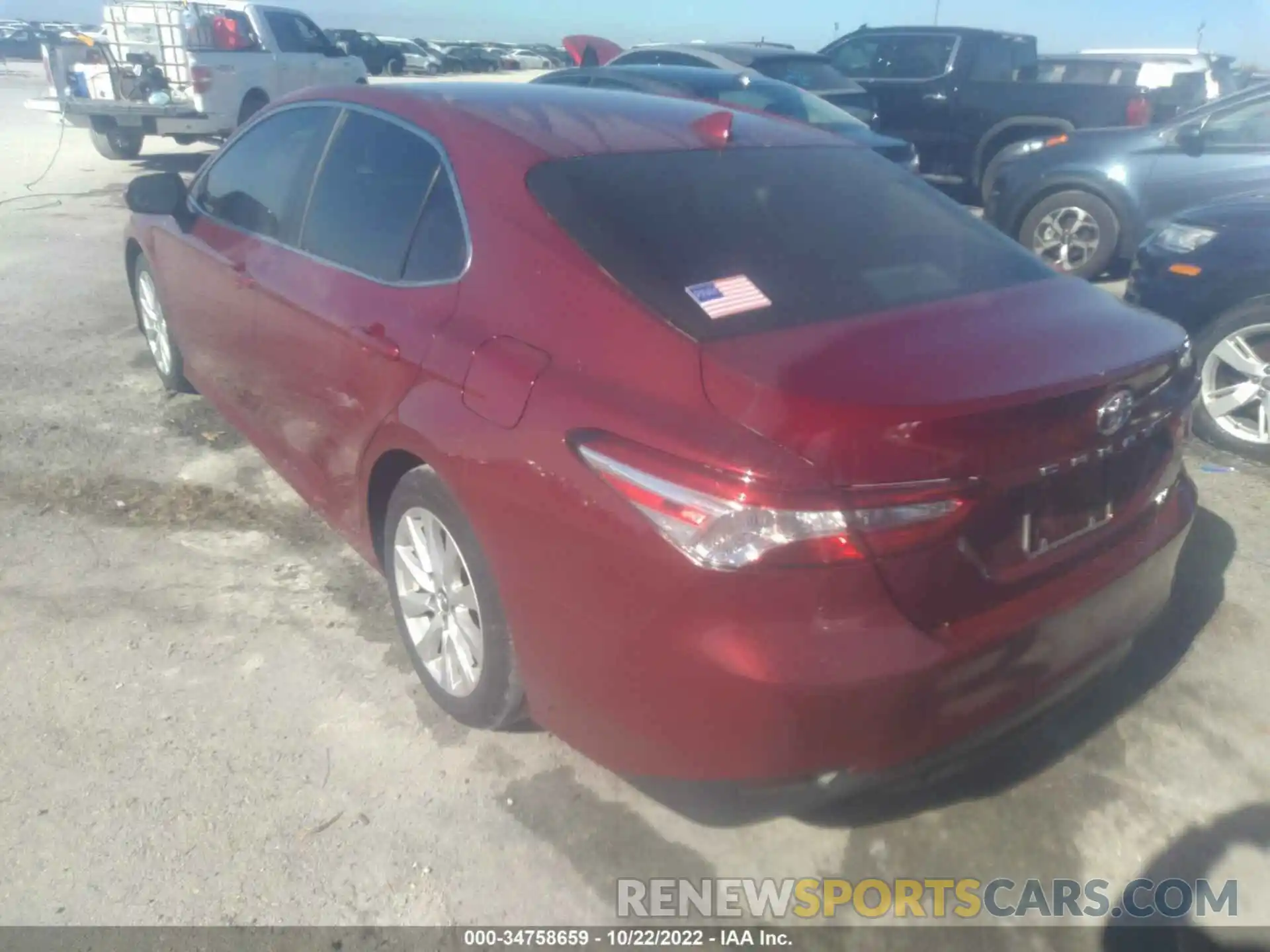 3 Photograph of a damaged car 4T1B11HKXKU265355 TOYOTA CAMRY 2019