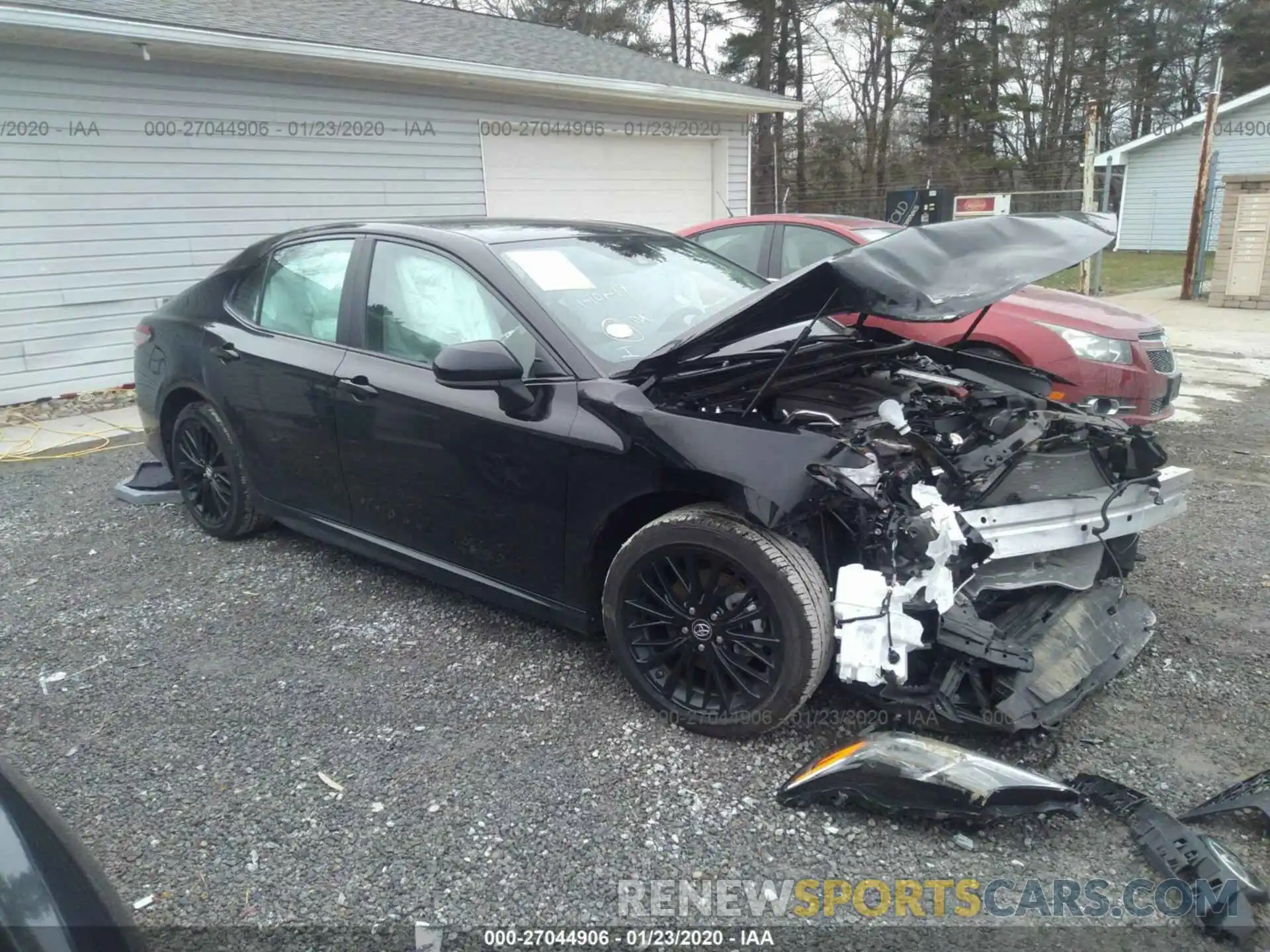 1 Photograph of a damaged car 4T1B11HKXKU265517 TOYOTA CAMRY 2019