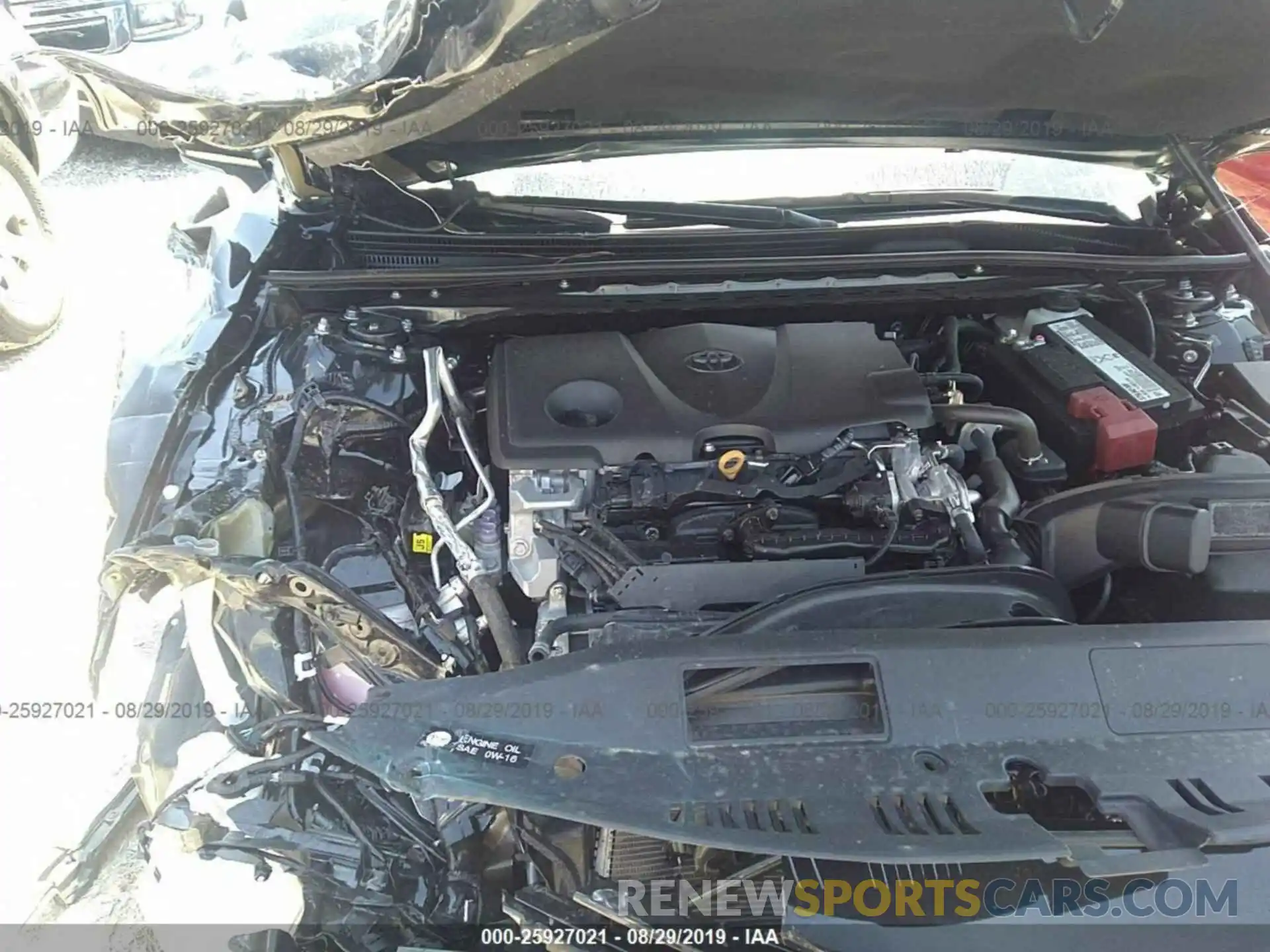 10 Photograph of a damaged car 4T1B11HKXKU270216 TOYOTA CAMRY 2019