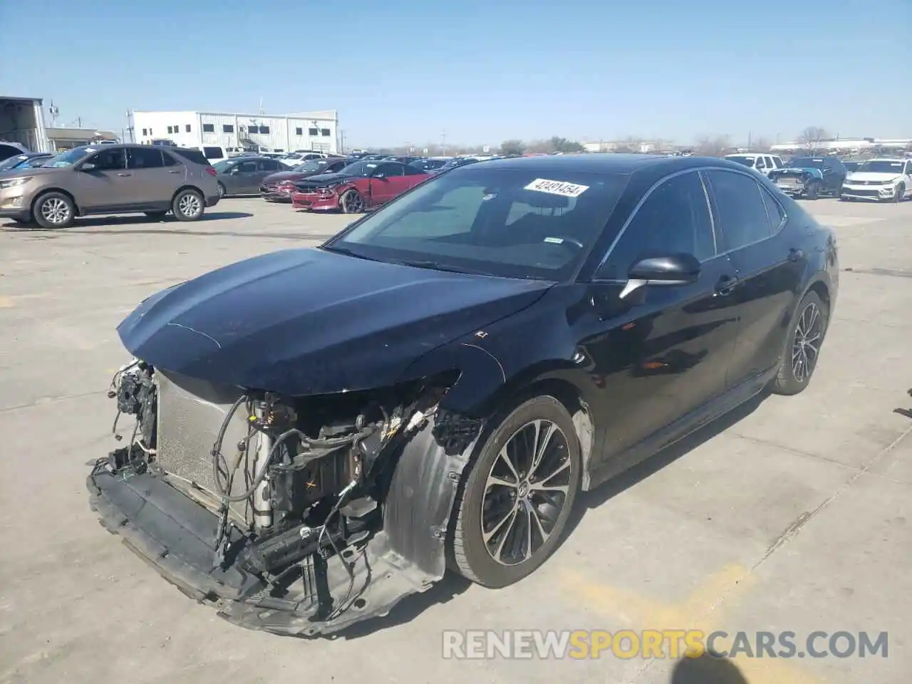 1 Photograph of a damaged car 4T1B11HKXKU282088 TOYOTA CAMRY 2019