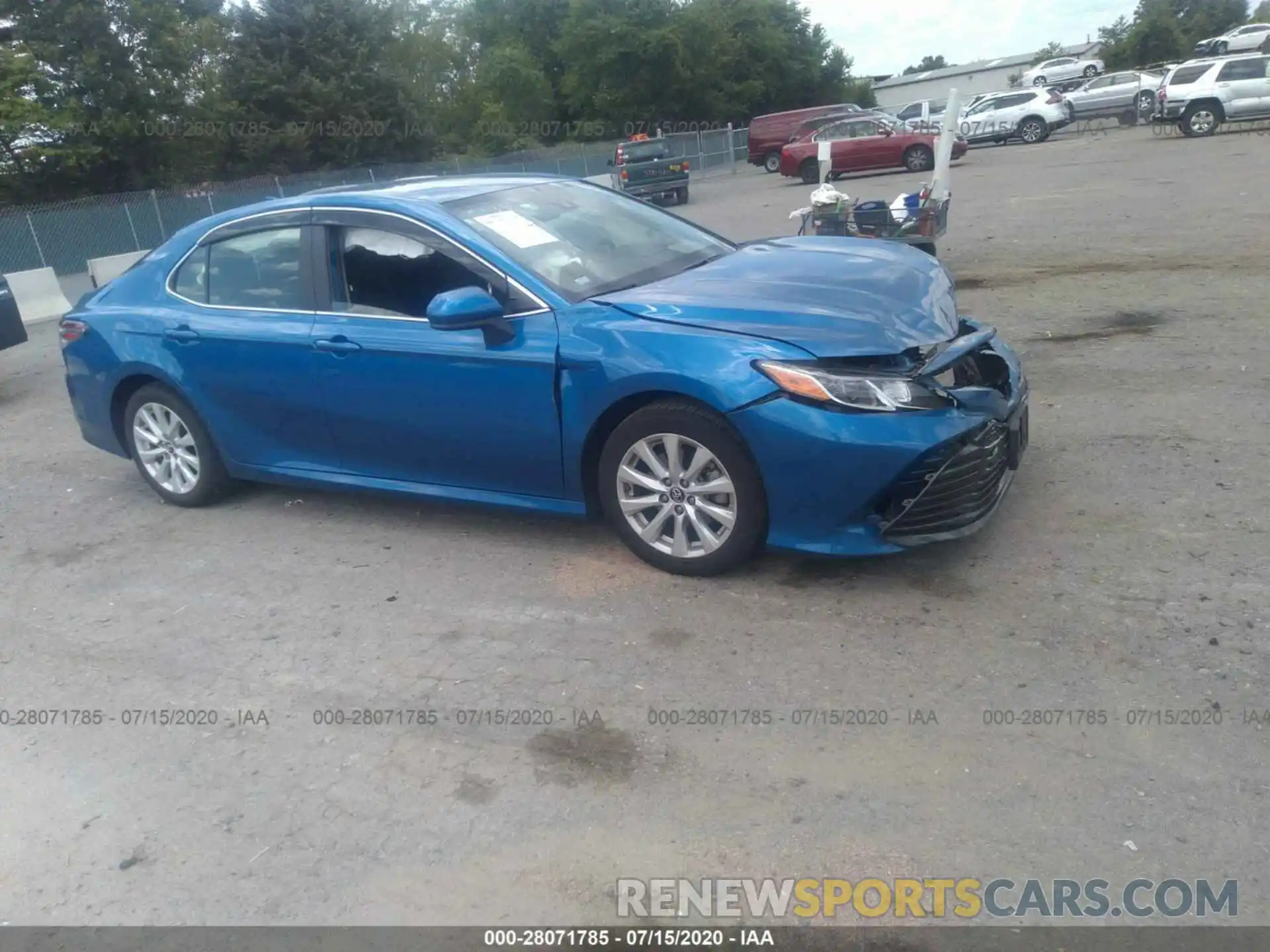 1 Photograph of a damaged car 4T1B11HKXKU295150 TOYOTA CAMRY 2019