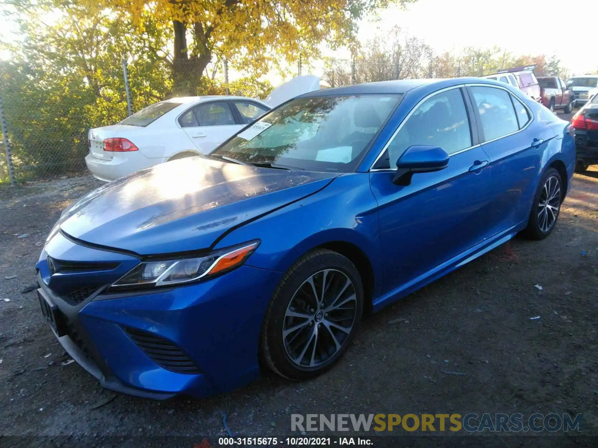 2 Photograph of a damaged car 4T1B11HKXKU295519 TOYOTA CAMRY 2019