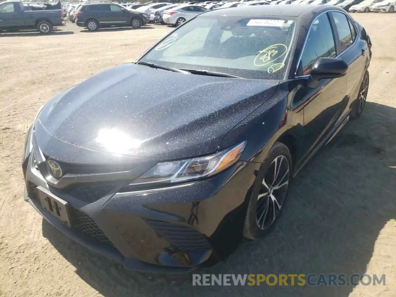 2 Photograph of a damaged car 4T1B11HKXKU297464 TOYOTA CAMRY 2019