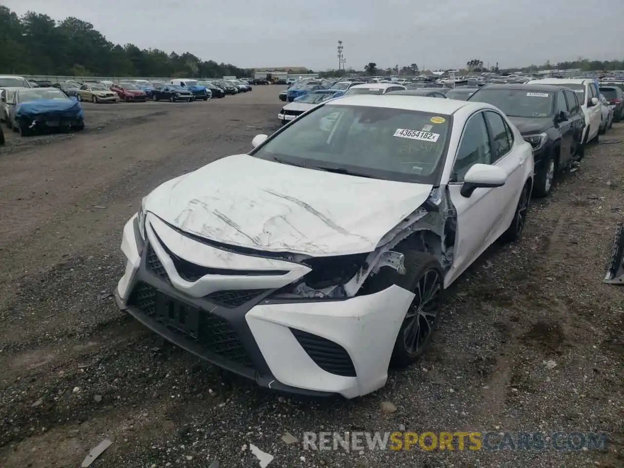 2 Photograph of a damaged car 4T1B11HKXKU680479 TOYOTA CAMRY 2019