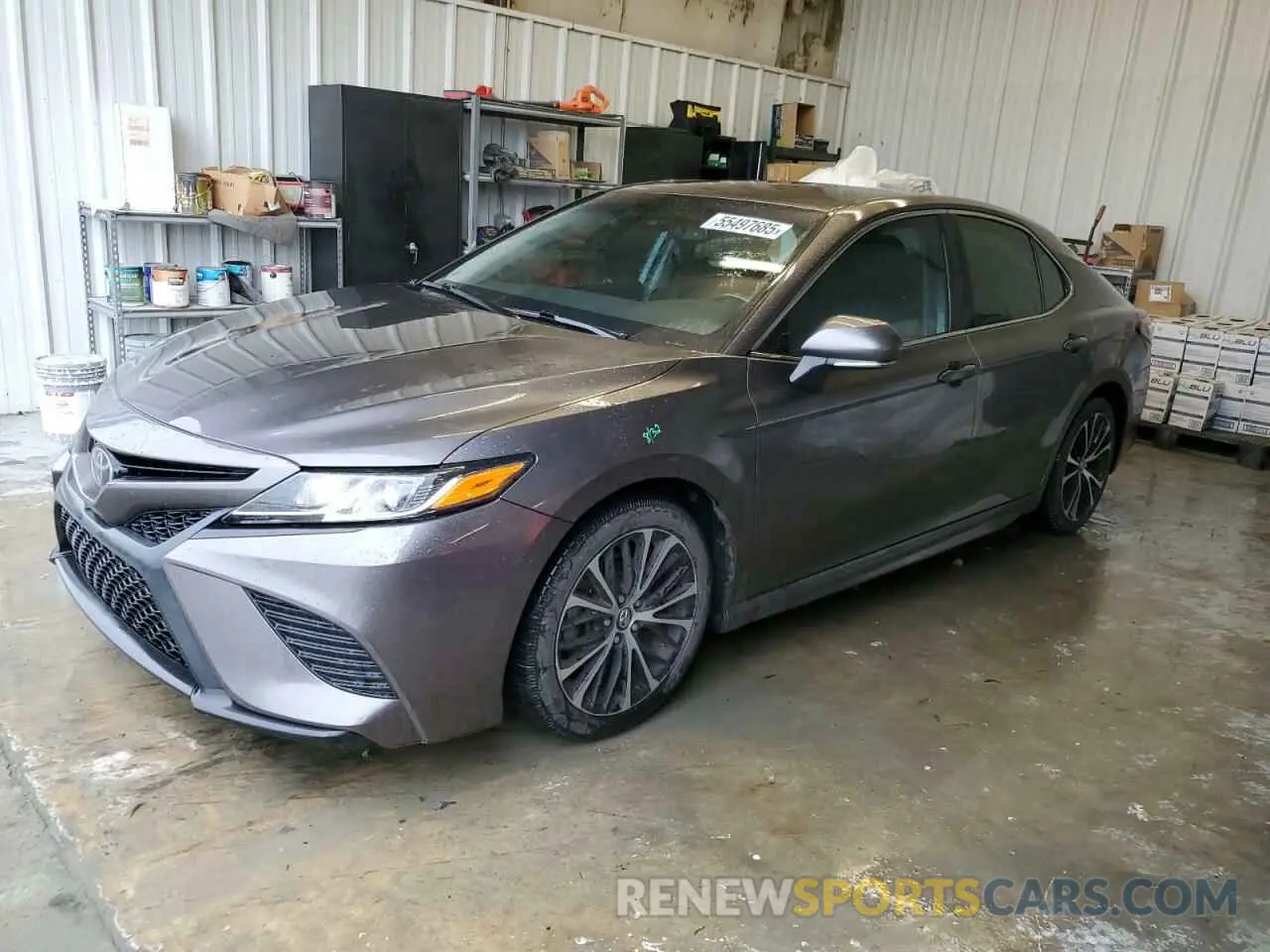 1 Photograph of a damaged car 4T1B11HKXKU684144 TOYOTA CAMRY 2019