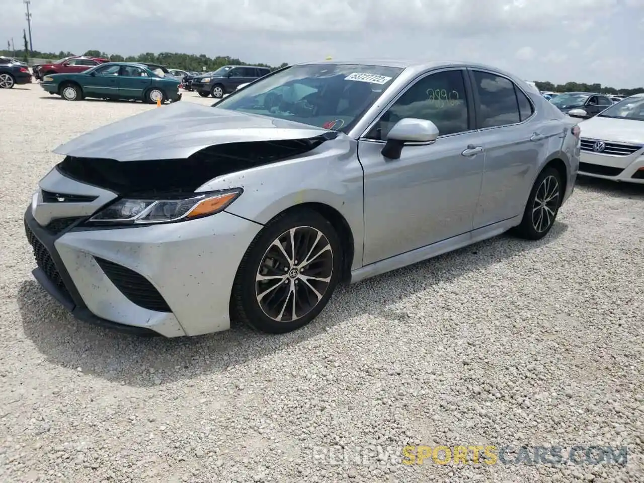 2 Photograph of a damaged car 4T1B11HKXKU693684 TOYOTA CAMRY 2019