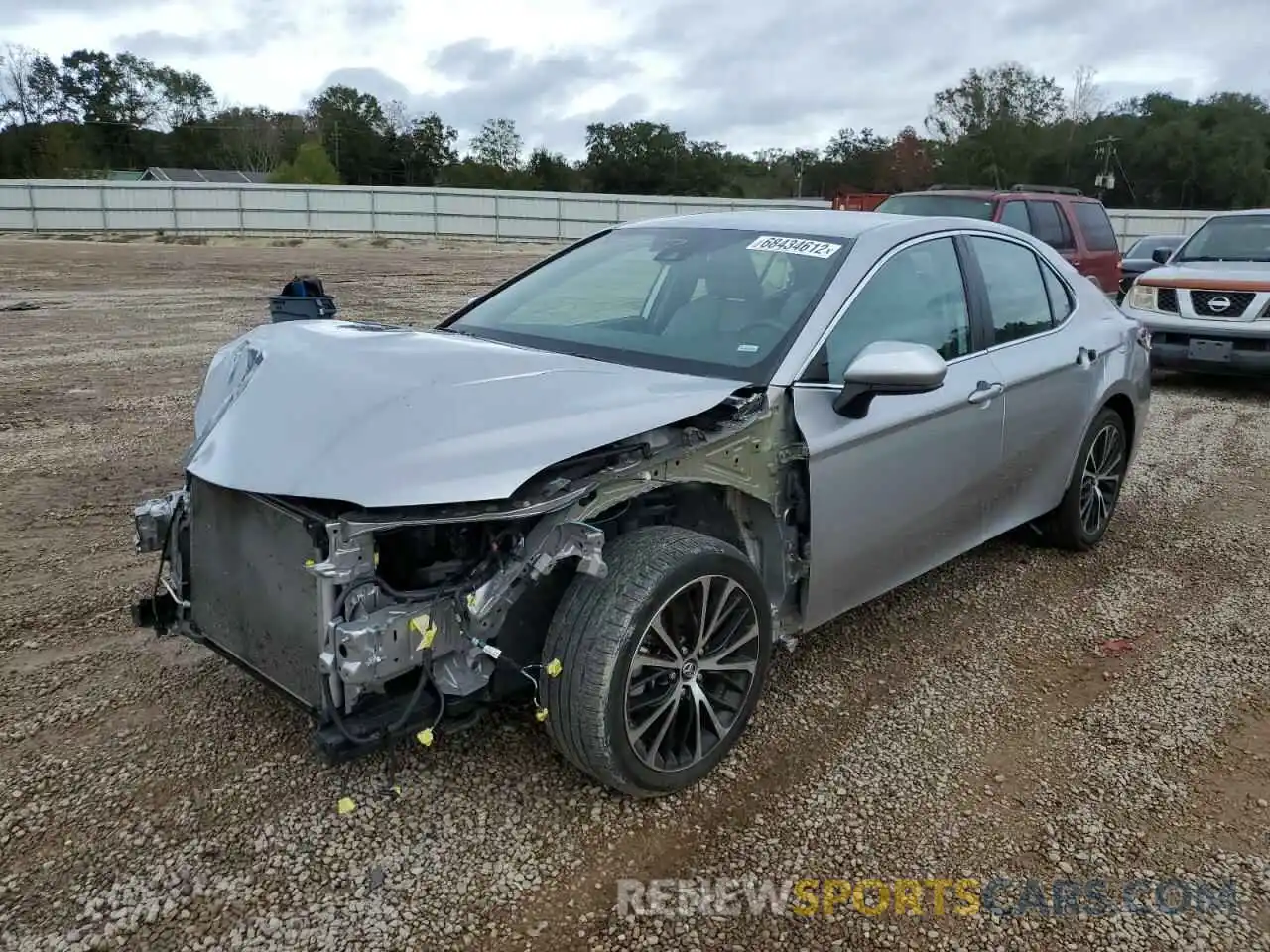 1 Photograph of a damaged car 4T1B11HKXKU695242 TOYOTA CAMRY 2019