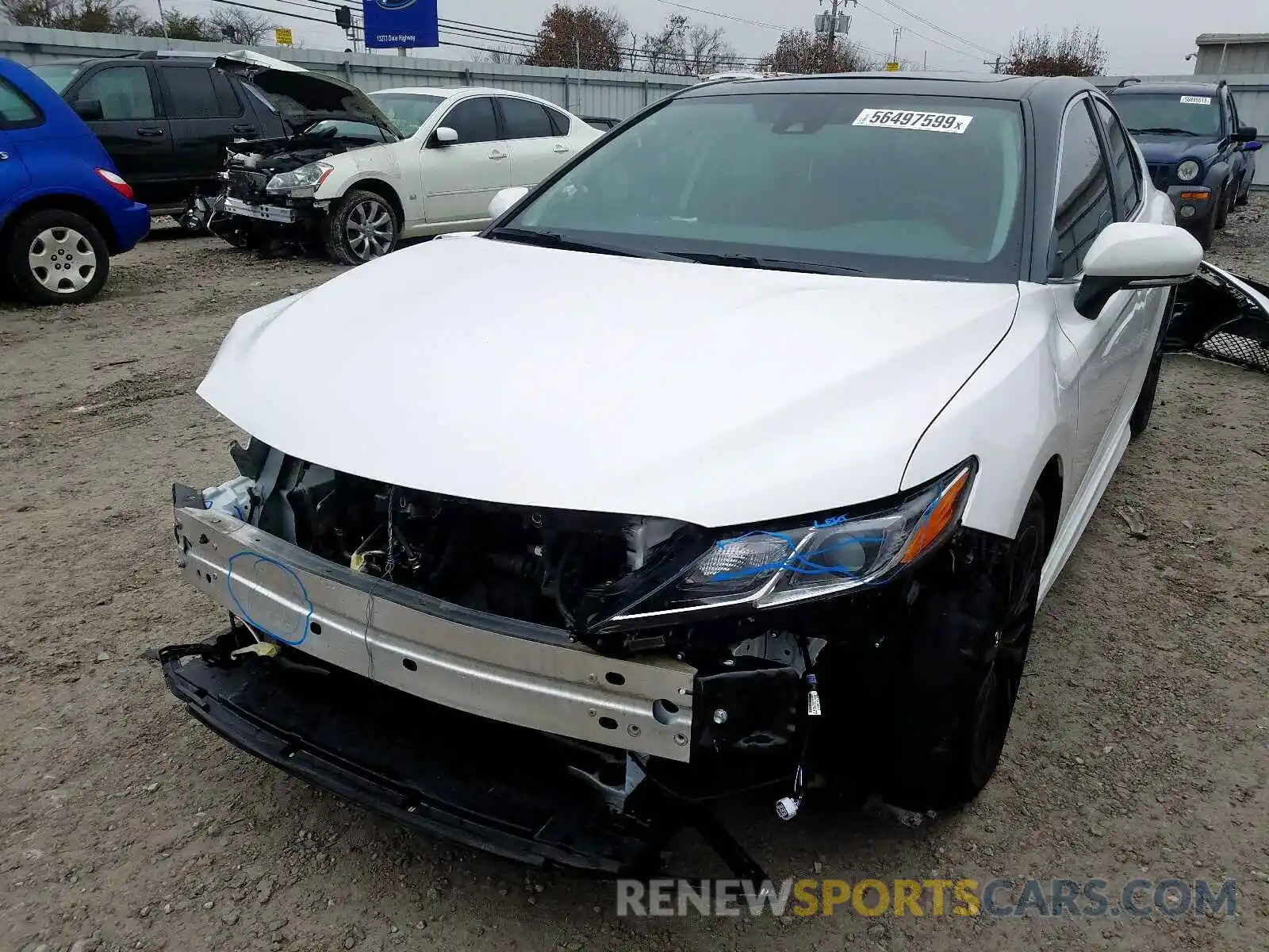 9 Photograph of a damaged car 4T1B11HKXKU703601 TOYOTA CAMRY 2019