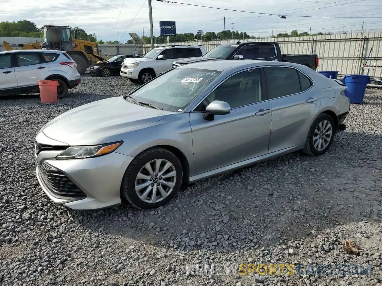1 Photograph of a damaged car 4T1B11HKXKU708037 TOYOTA CAMRY 2019