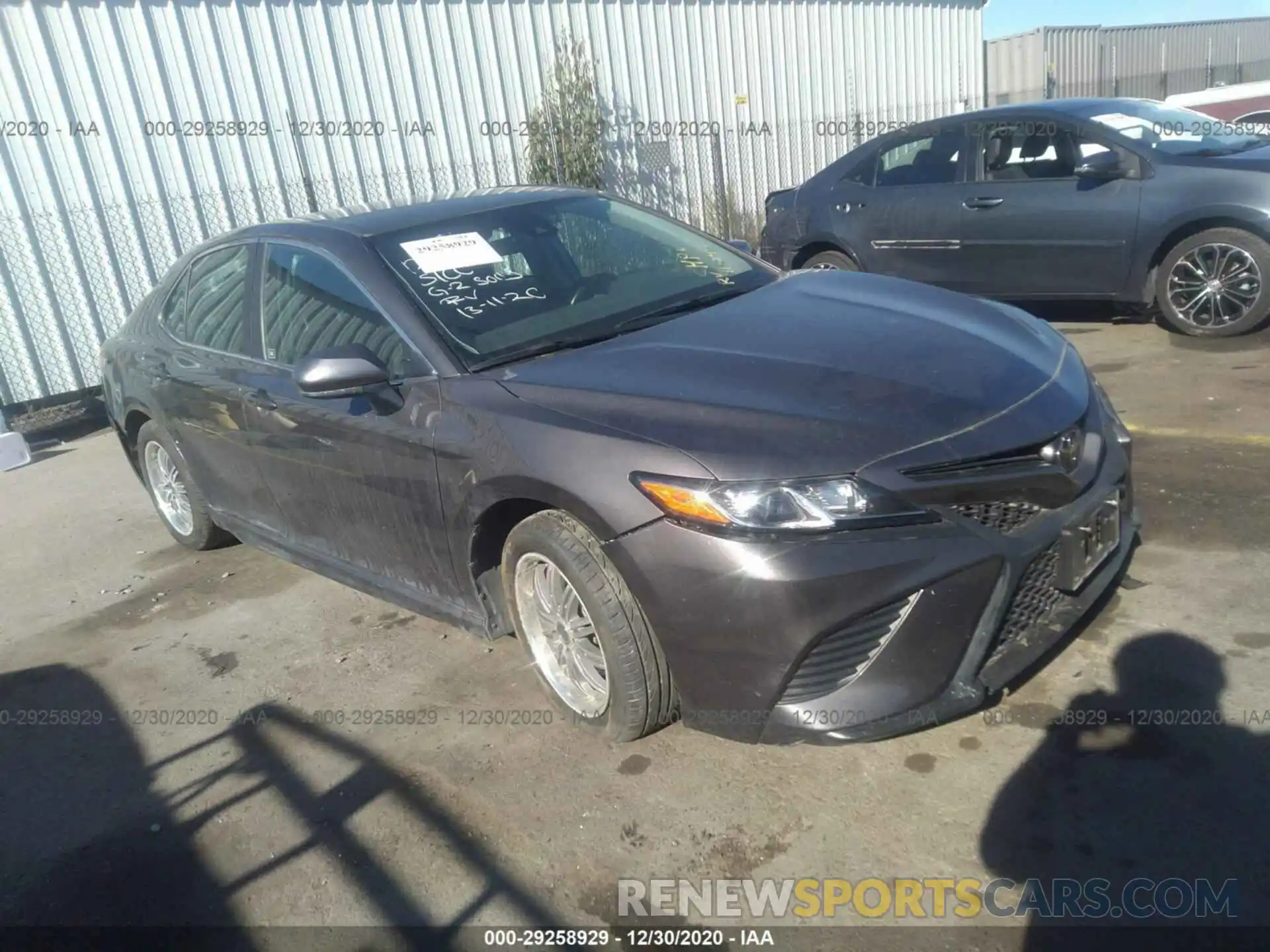 1 Photograph of a damaged car 4T1B11HKXKU712122 TOYOTA CAMRY 2019