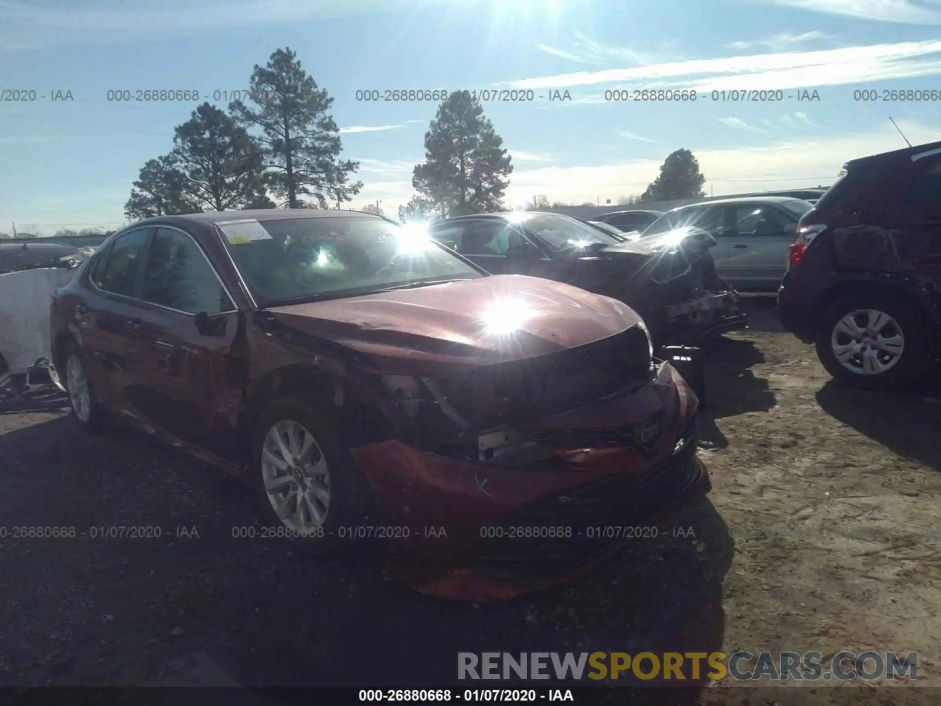 6 Photograph of a damaged car 4T1B11HKXKU721306 TOYOTA CAMRY 2019