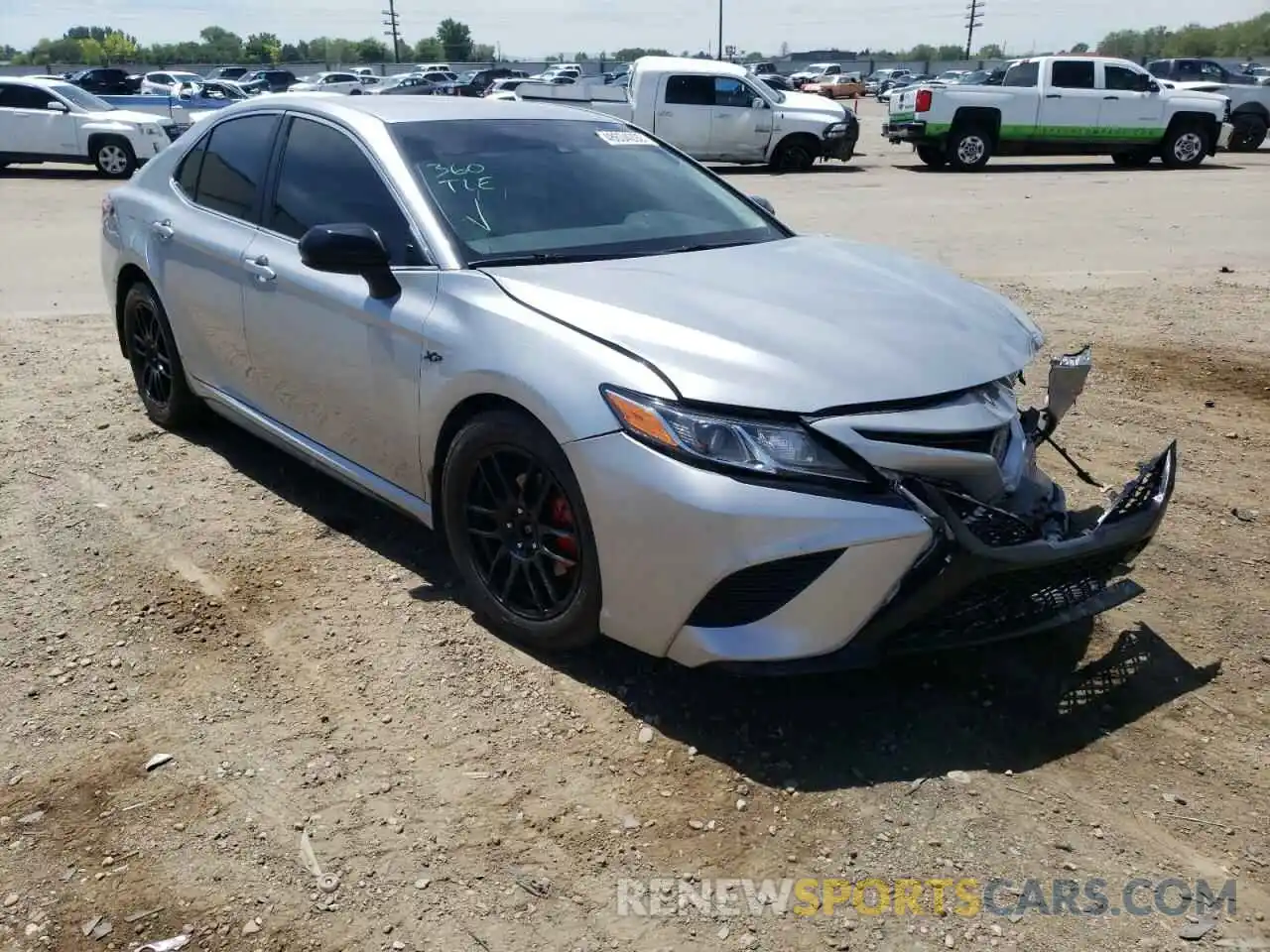 1 Photograph of a damaged car 4T1B11HKXKU726716 TOYOTA CAMRY 2019