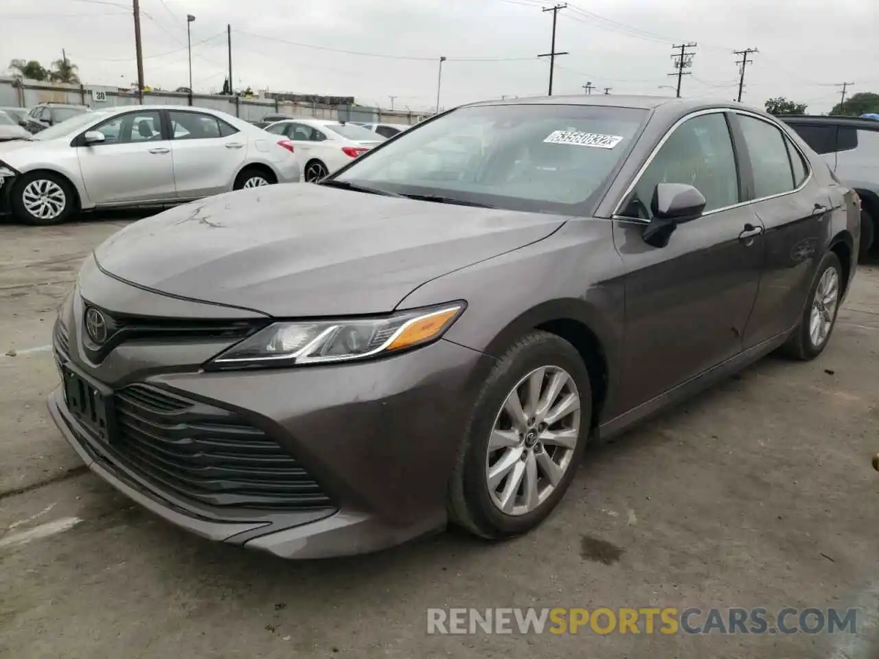 1 Photograph of a damaged car 4T1B11HKXKU727137 TOYOTA CAMRY 2019