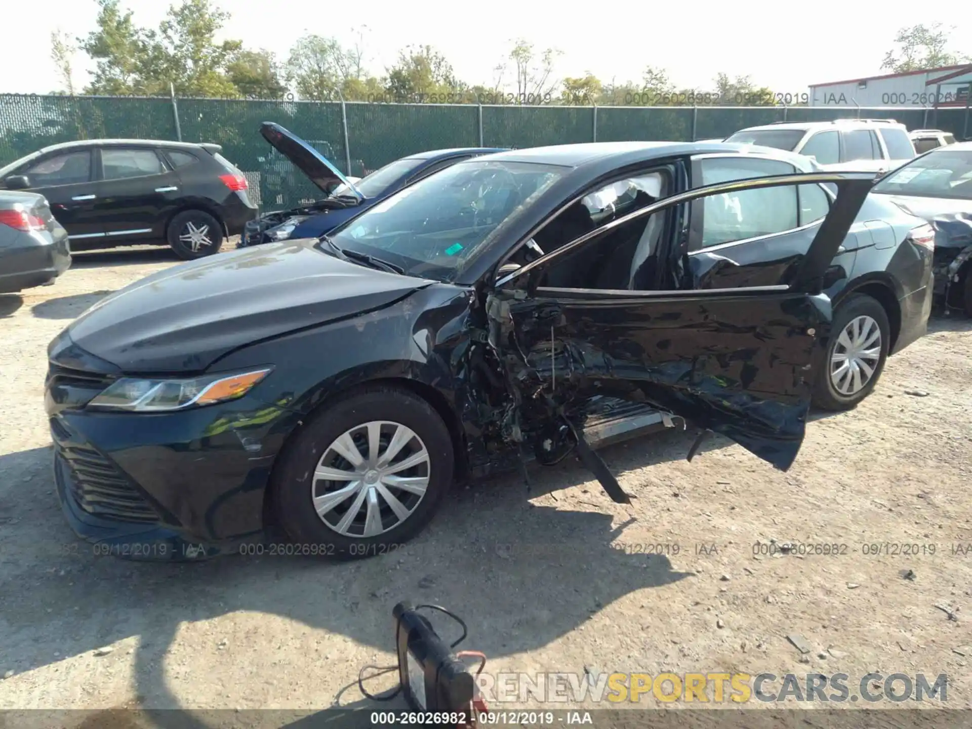 2 Photograph of a damaged car 4T1B11HKXKU730085 TOYOTA CAMRY 2019