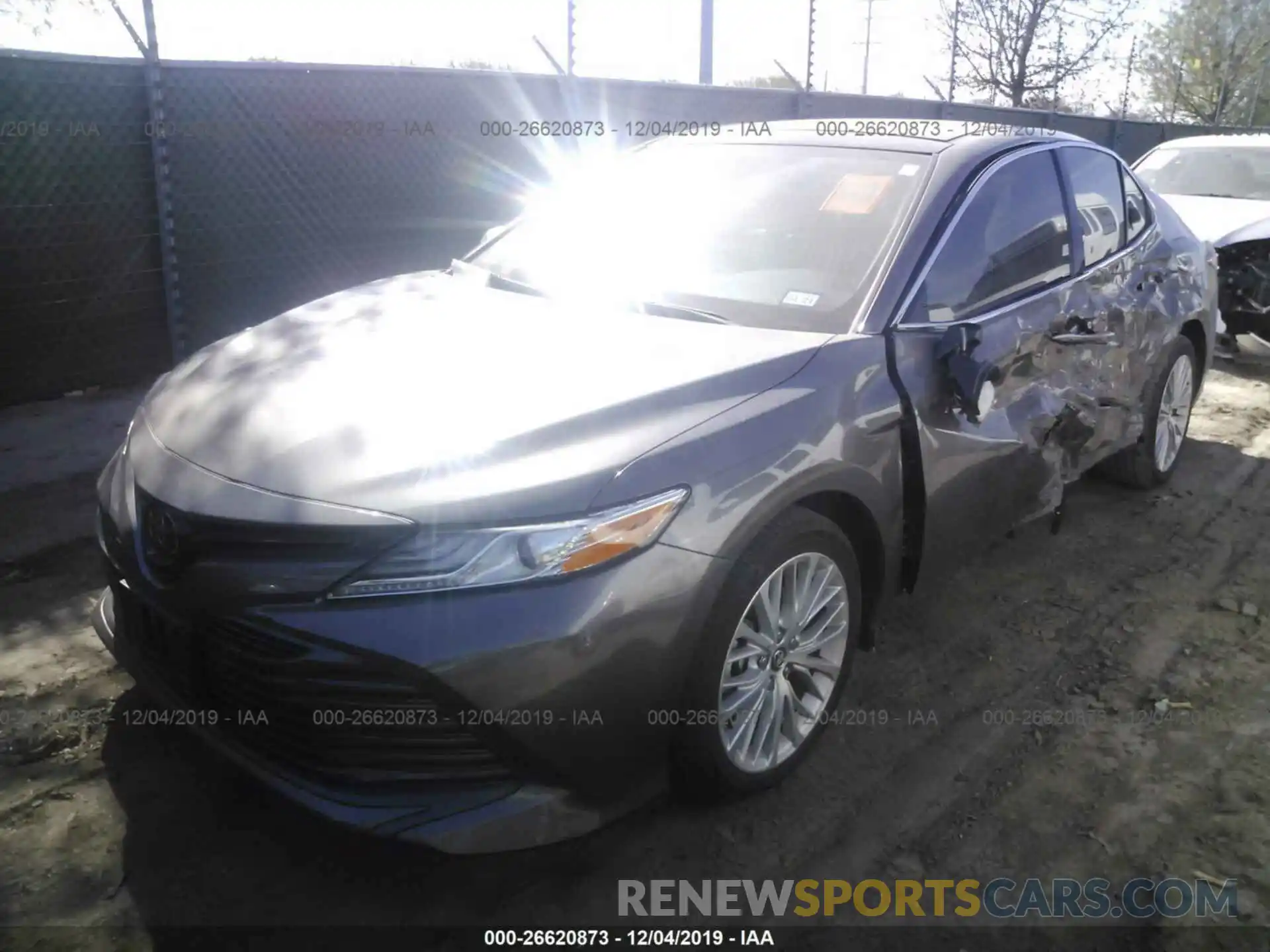 2 Photograph of a damaged car 4T1B11HKXKU742835 TOYOTA CAMRY 2019