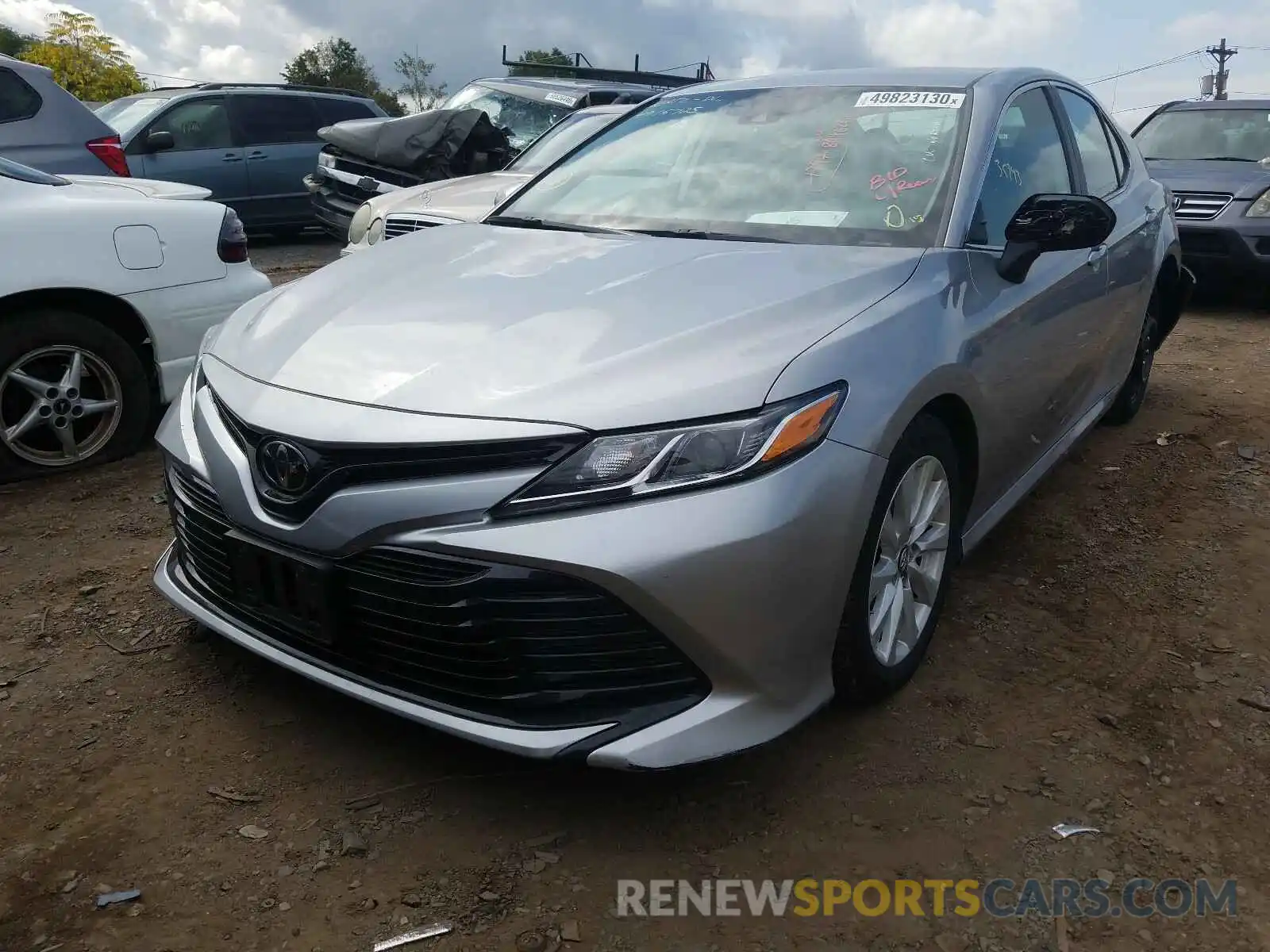 2 Photograph of a damaged car 4T1B11HKXKU754161 TOYOTA CAMRY 2019