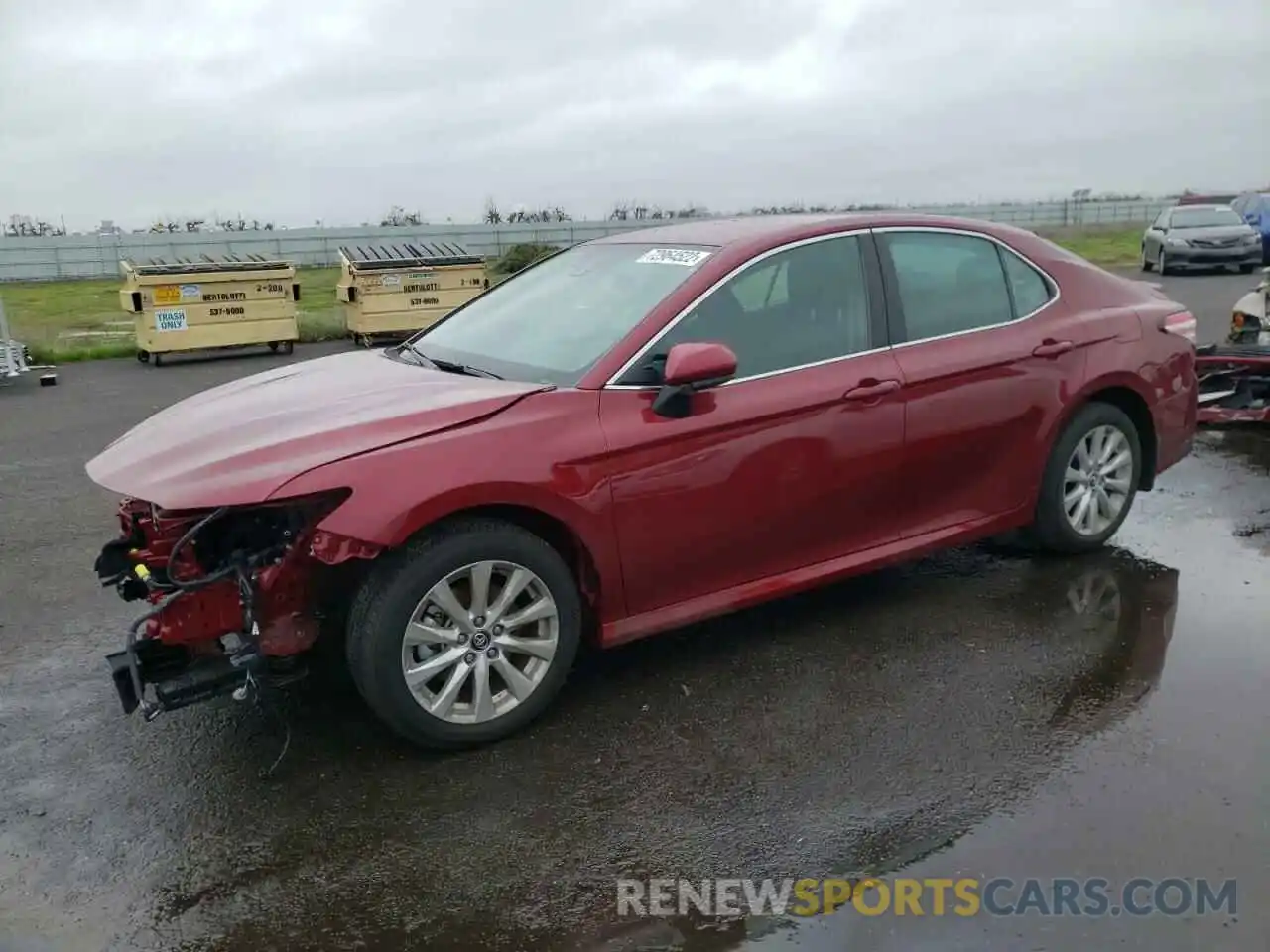 1 Photograph of a damaged car 4T1B11HKXKU761322 TOYOTA CAMRY 2019