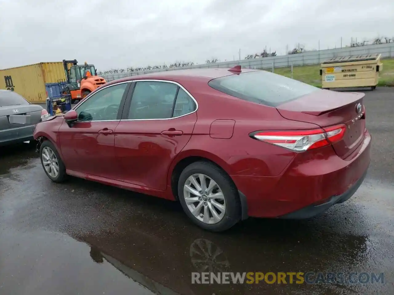 2 Photograph of a damaged car 4T1B11HKXKU761322 TOYOTA CAMRY 2019