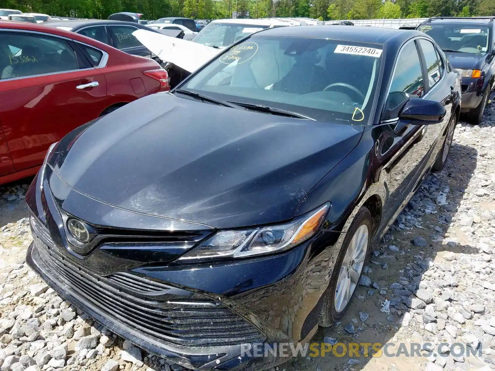 2 Photograph of a damaged car 4T1B11HKXKU764446 TOYOTA CAMRY 2019