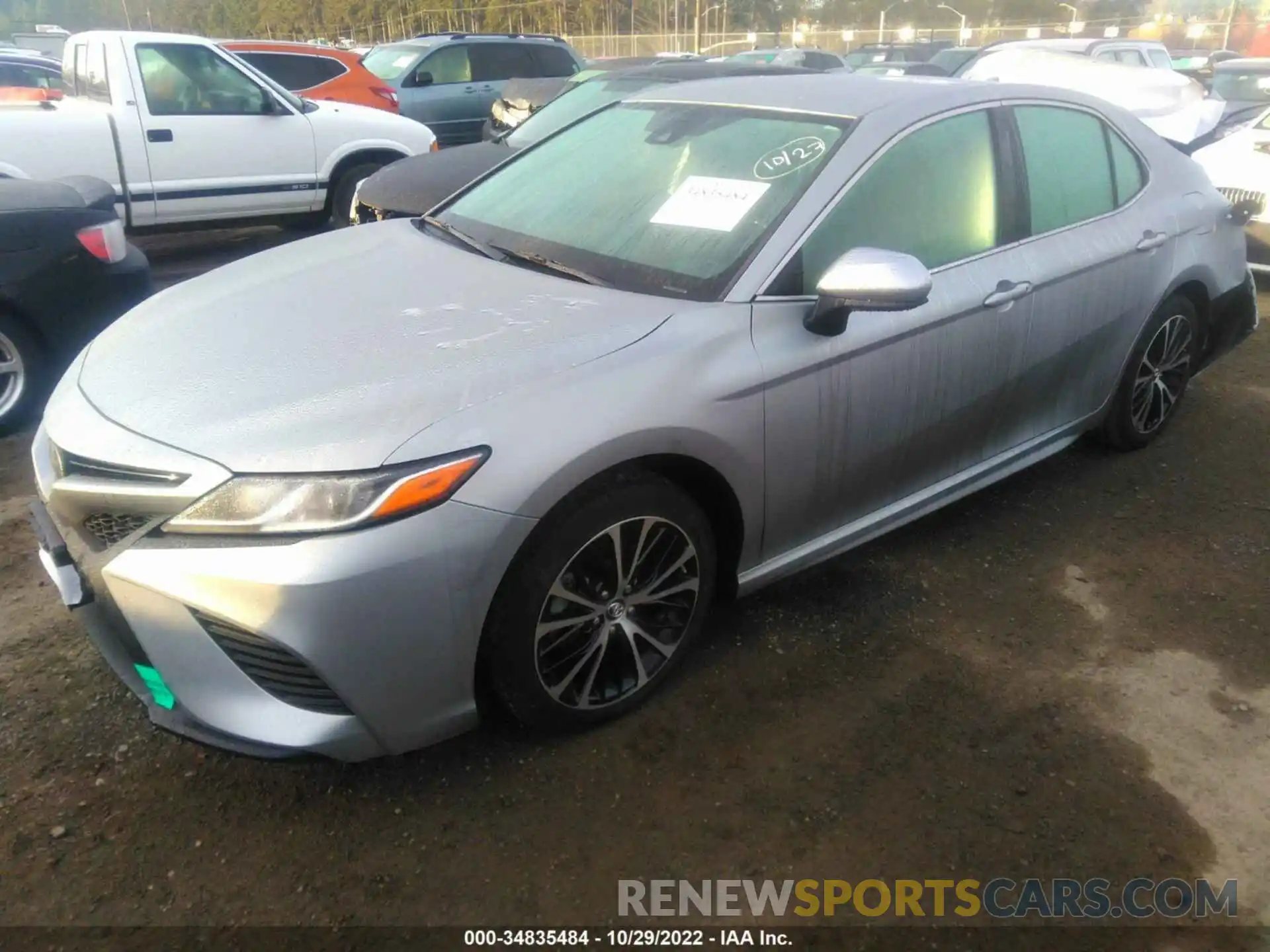 2 Photograph of a damaged car 4T1B11HKXKU766293 TOYOTA CAMRY 2019