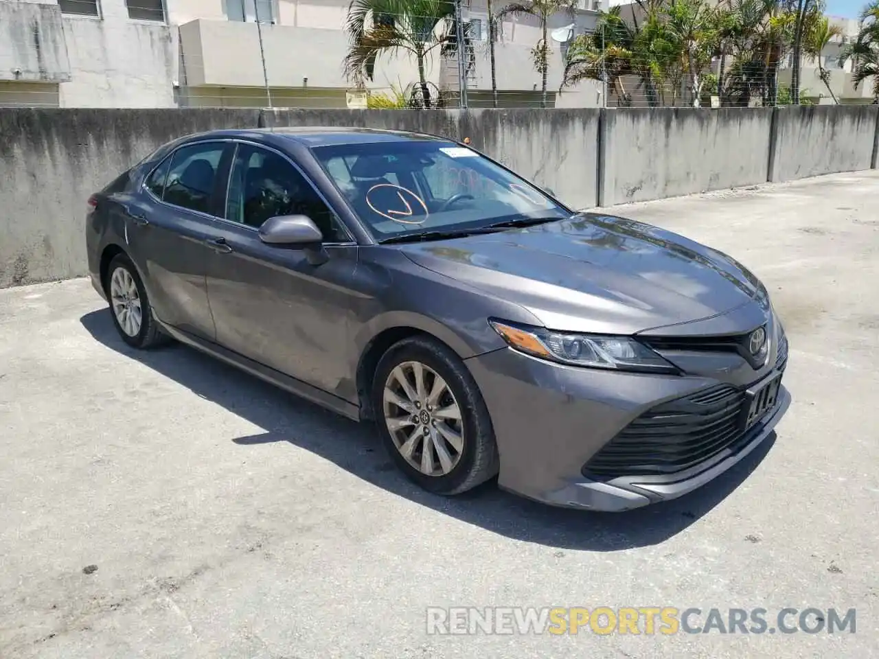 1 Photograph of a damaged car 4T1B11HKXKU774653 TOYOTA CAMRY 2019