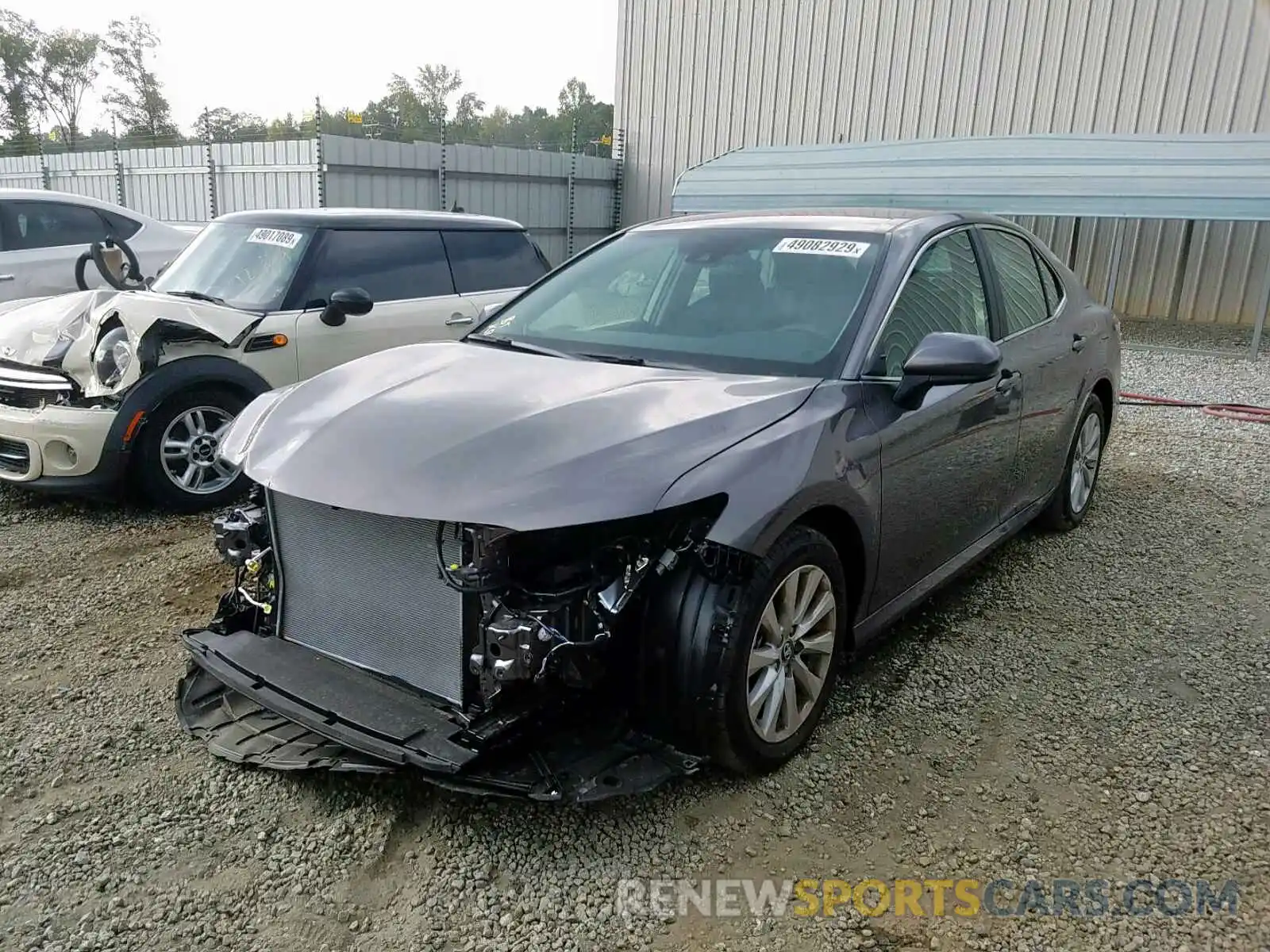 2 Photograph of a damaged car 4T1B11HKXKU777455 TOYOTA CAMRY 2019